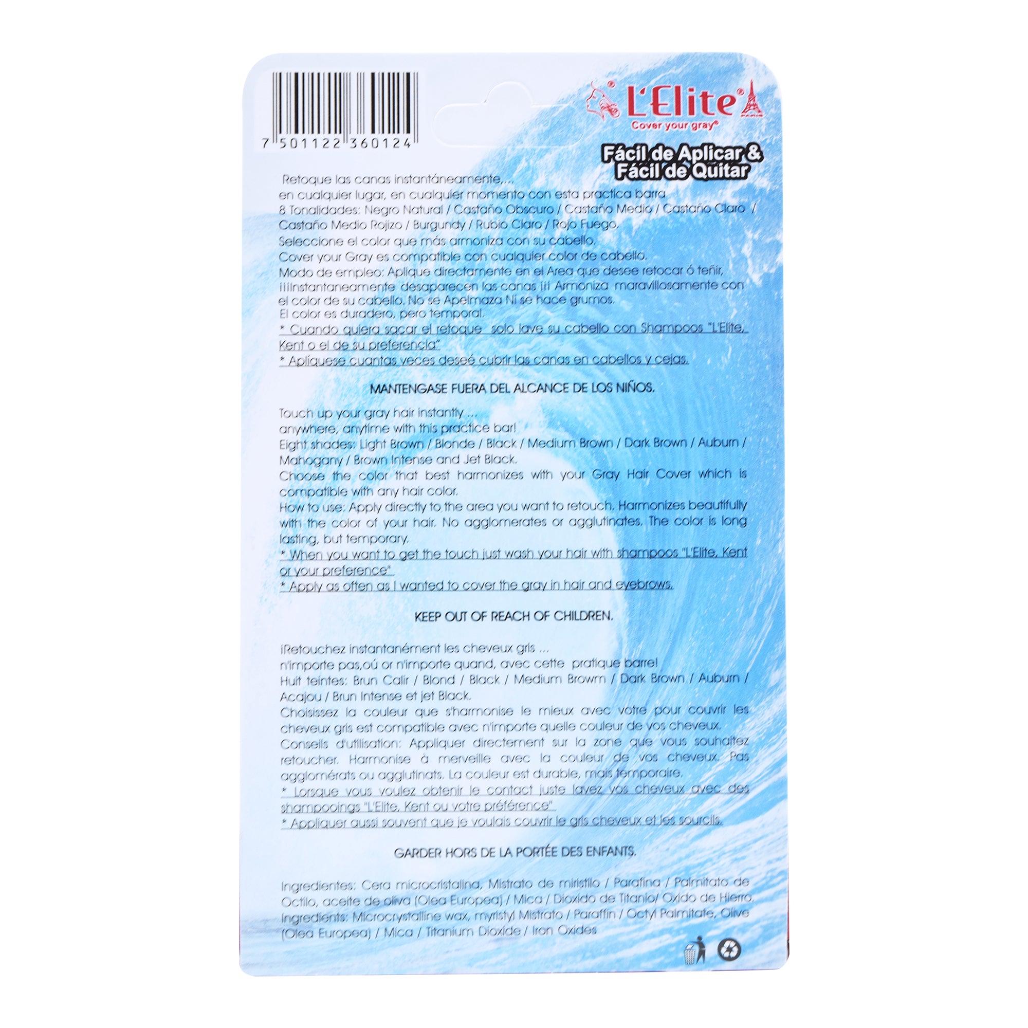 Retocador De Canas Dama 15 Oz Castano Medio