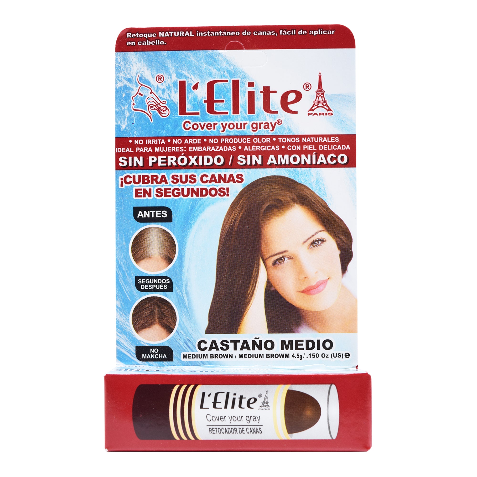 Retocador De Canas Dama 15 Oz Castano Medio