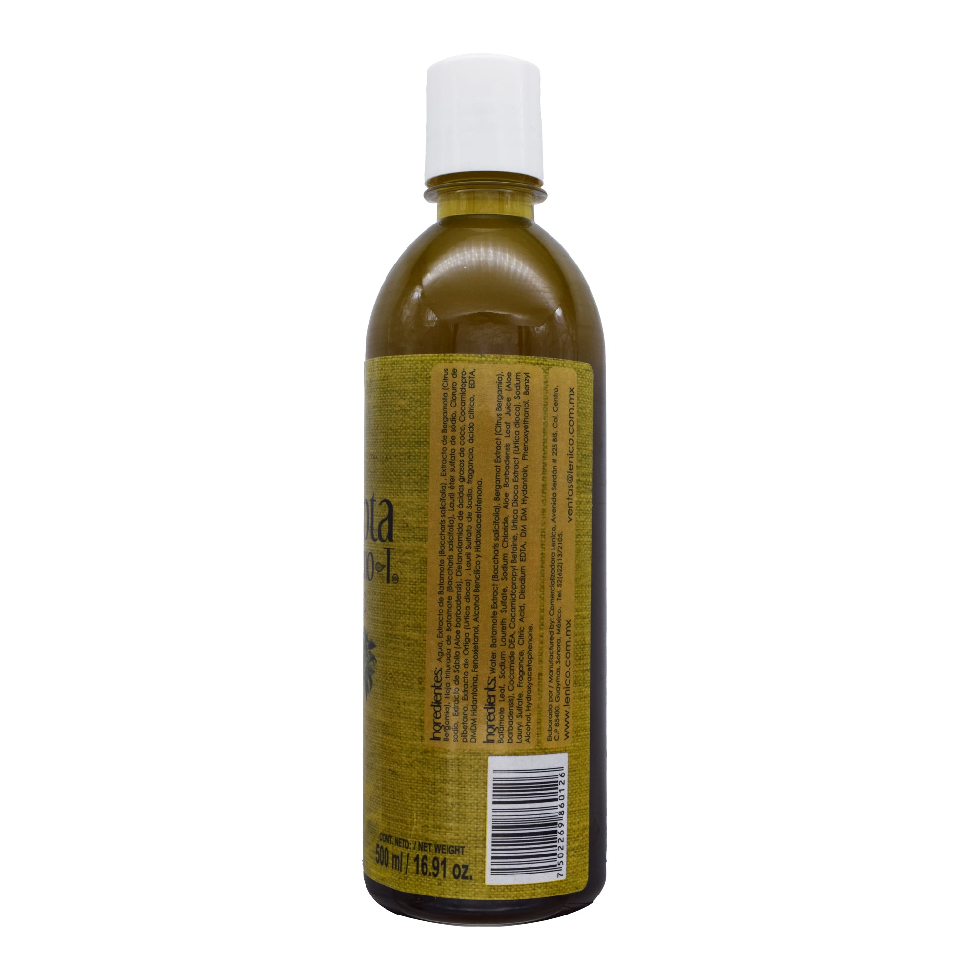 Shampoo Bergamota Con Batamot 500 Ml