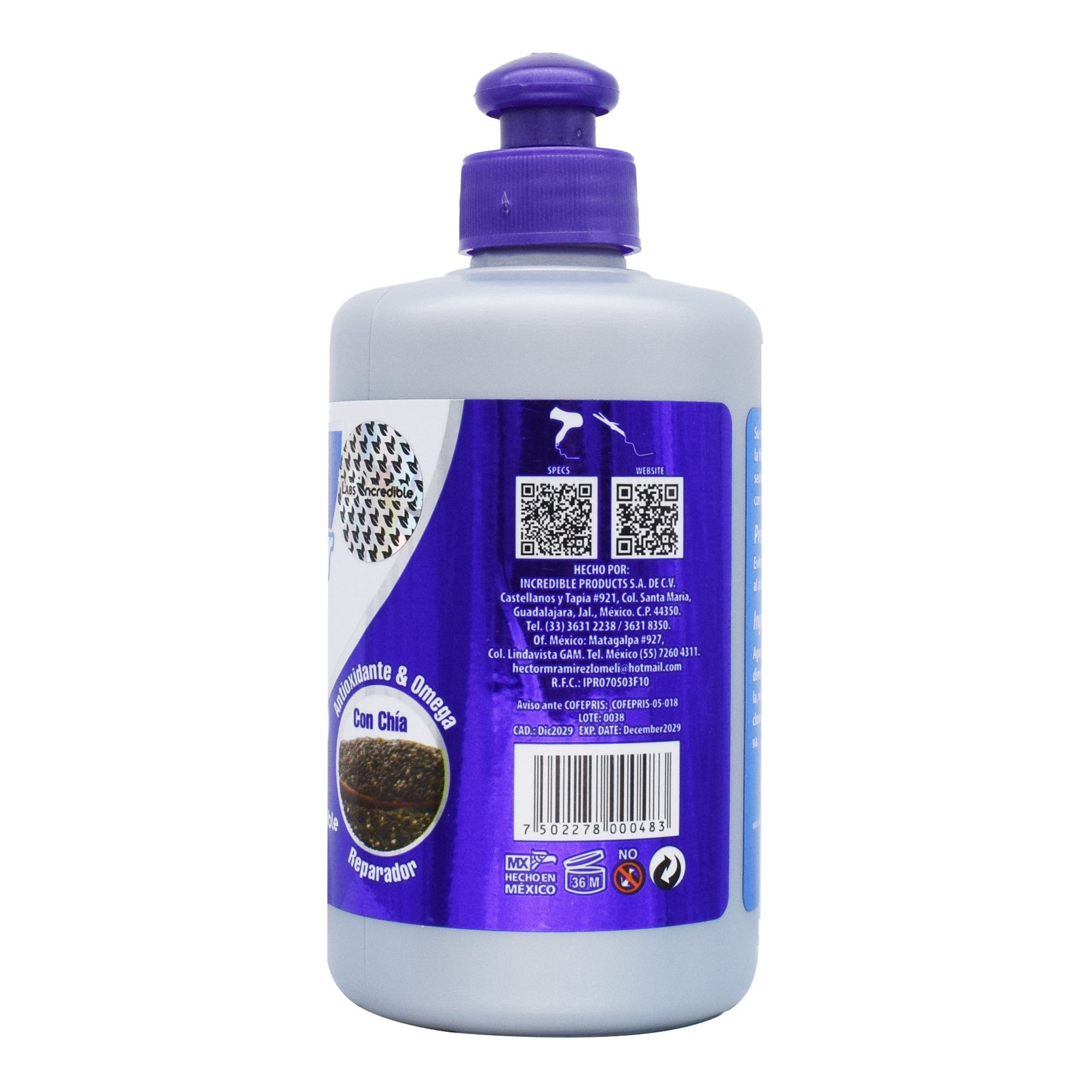 Crema Para Peinar Biotina 250 Ml