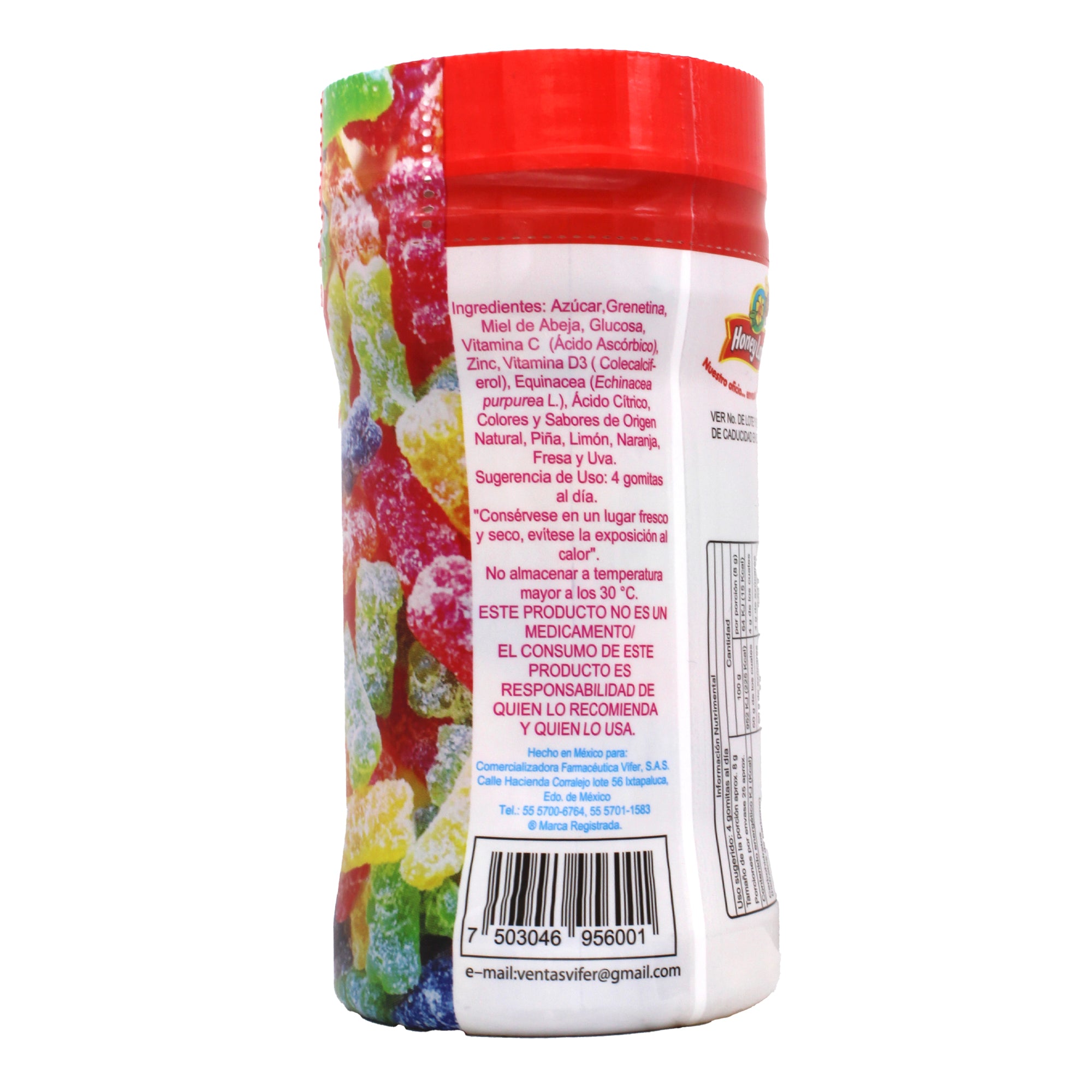 Gomitas De Miel Con Vitamina C Y Zinc 200 G