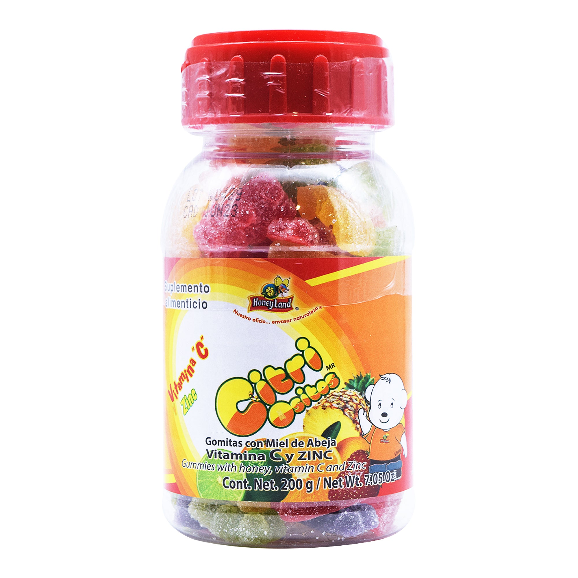 Gomitas De Miel  Con Vitamina C Y Zinc 200 G