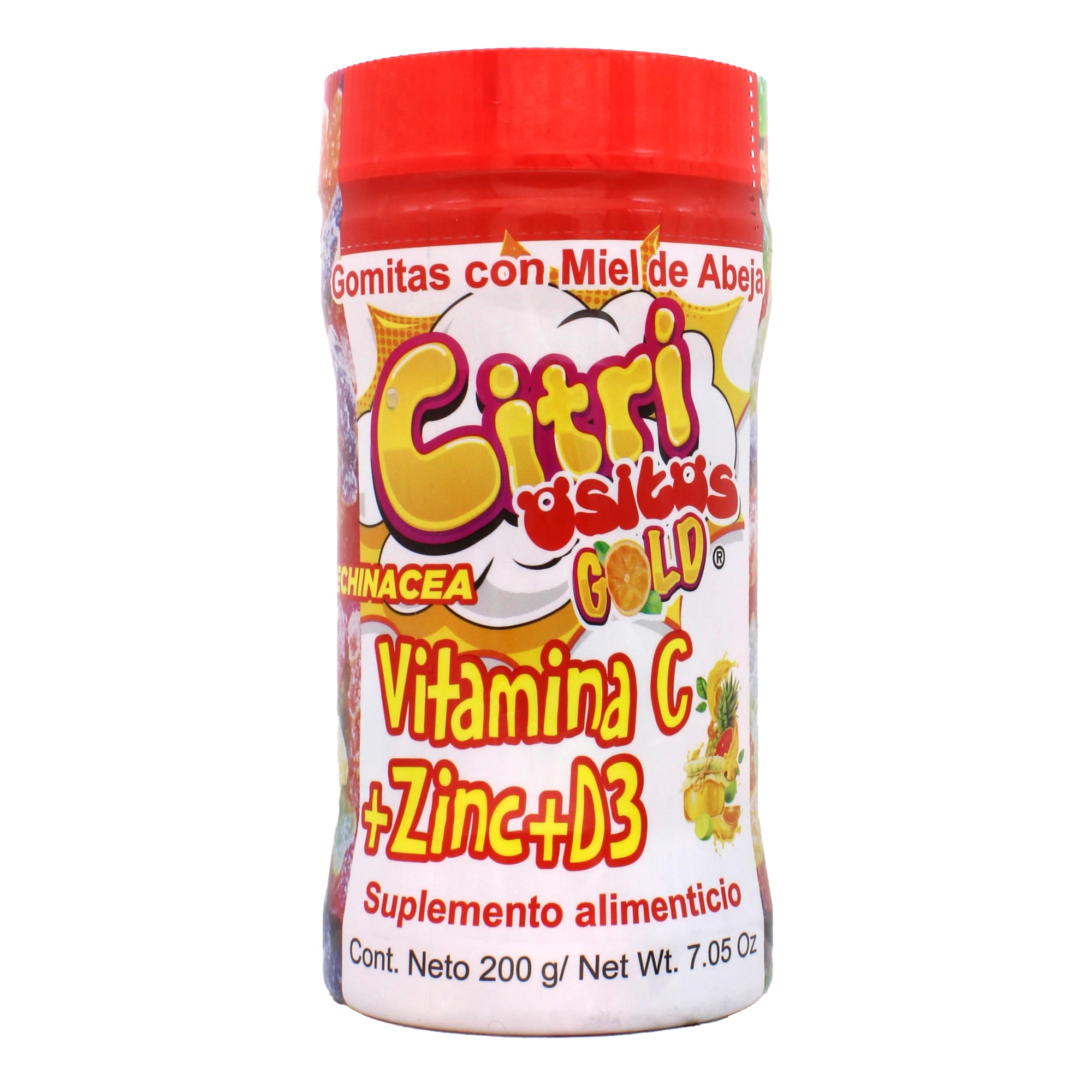 Gomitas De Miel Con Vitamina C Y Zinc 200 G