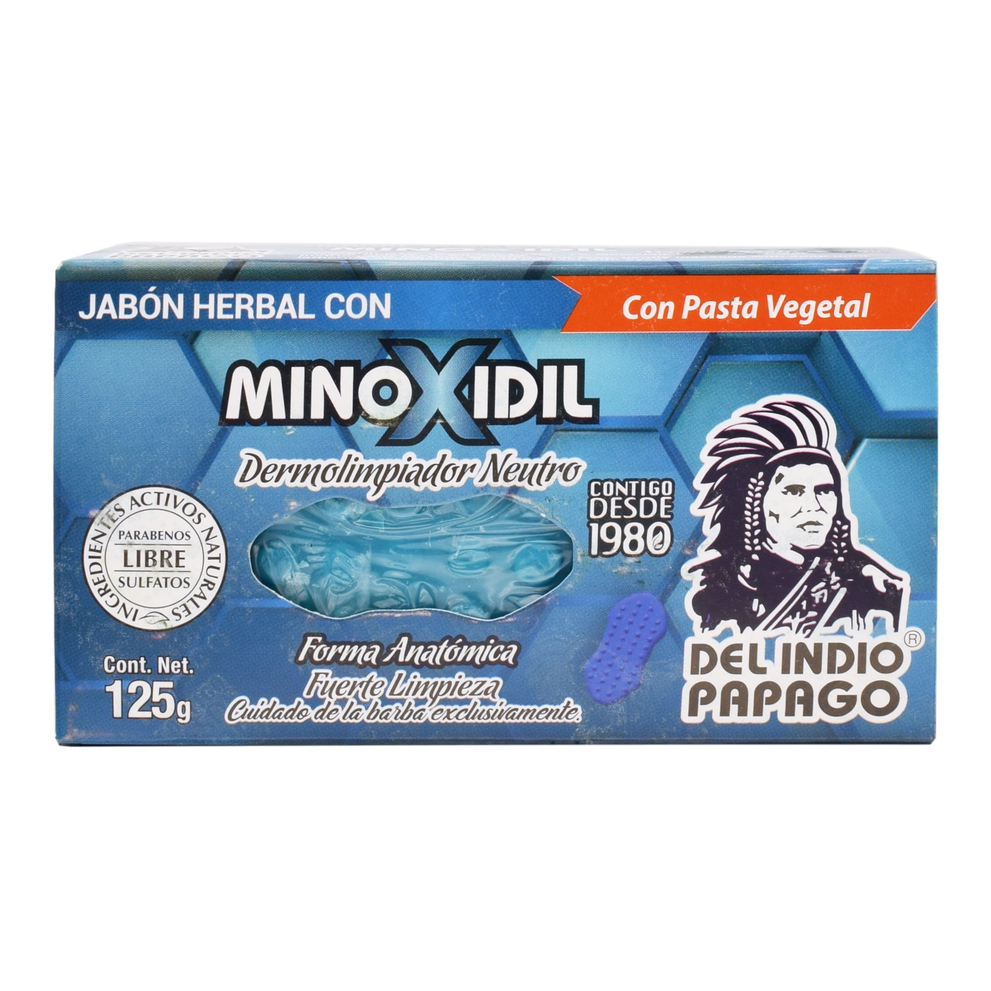 Jabon con minoxidil 125 g