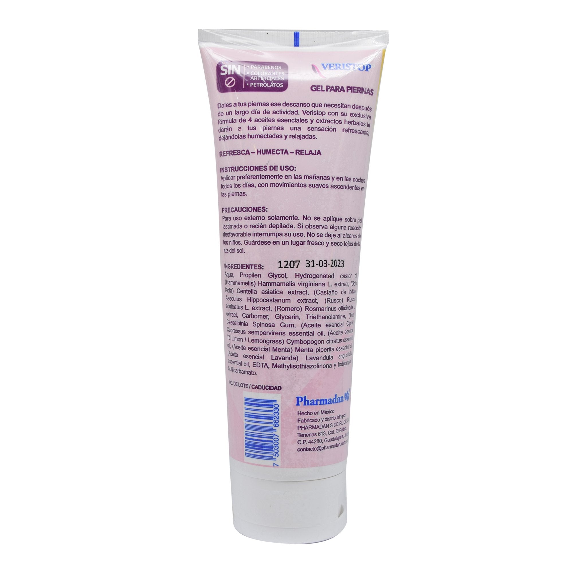 Gel Para Piernas Cansadas 250 Ml