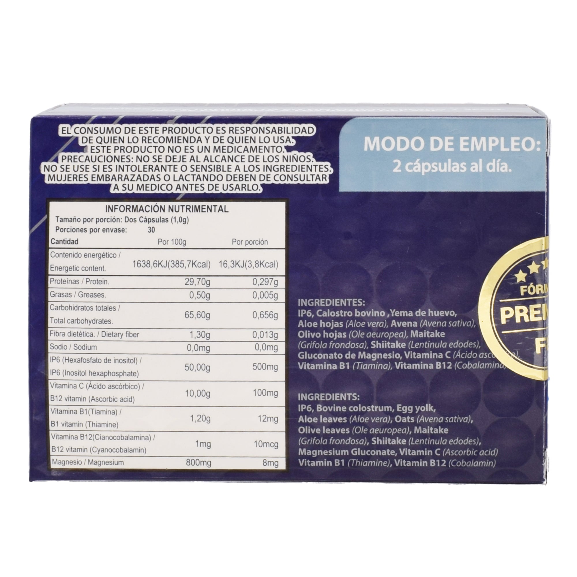 Factor De Transferencia 60 Caps