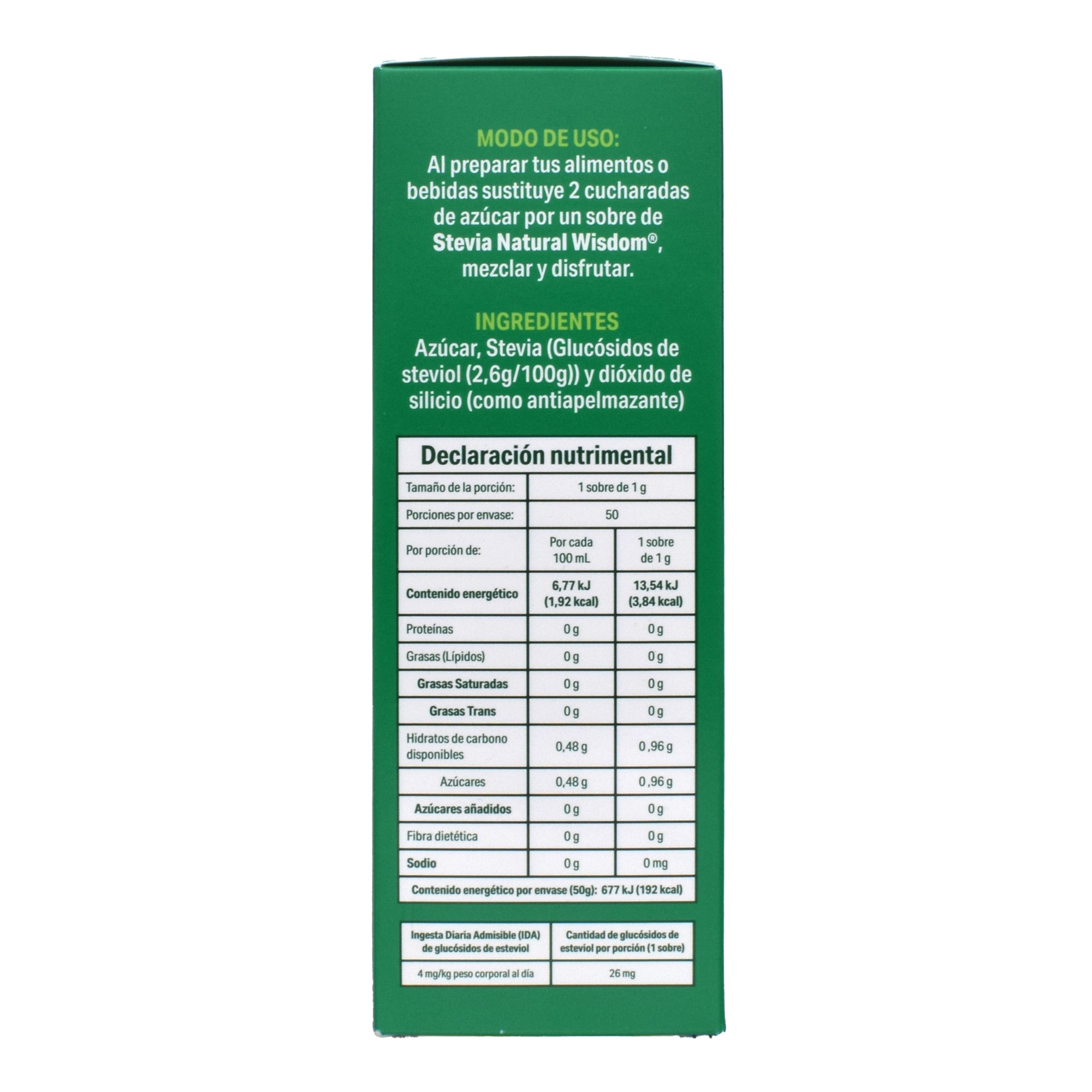 Endulzante Stevia 50 Sob