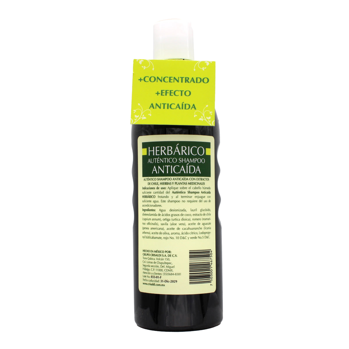 Shampoo Herbarico Anticaida 600 Ml