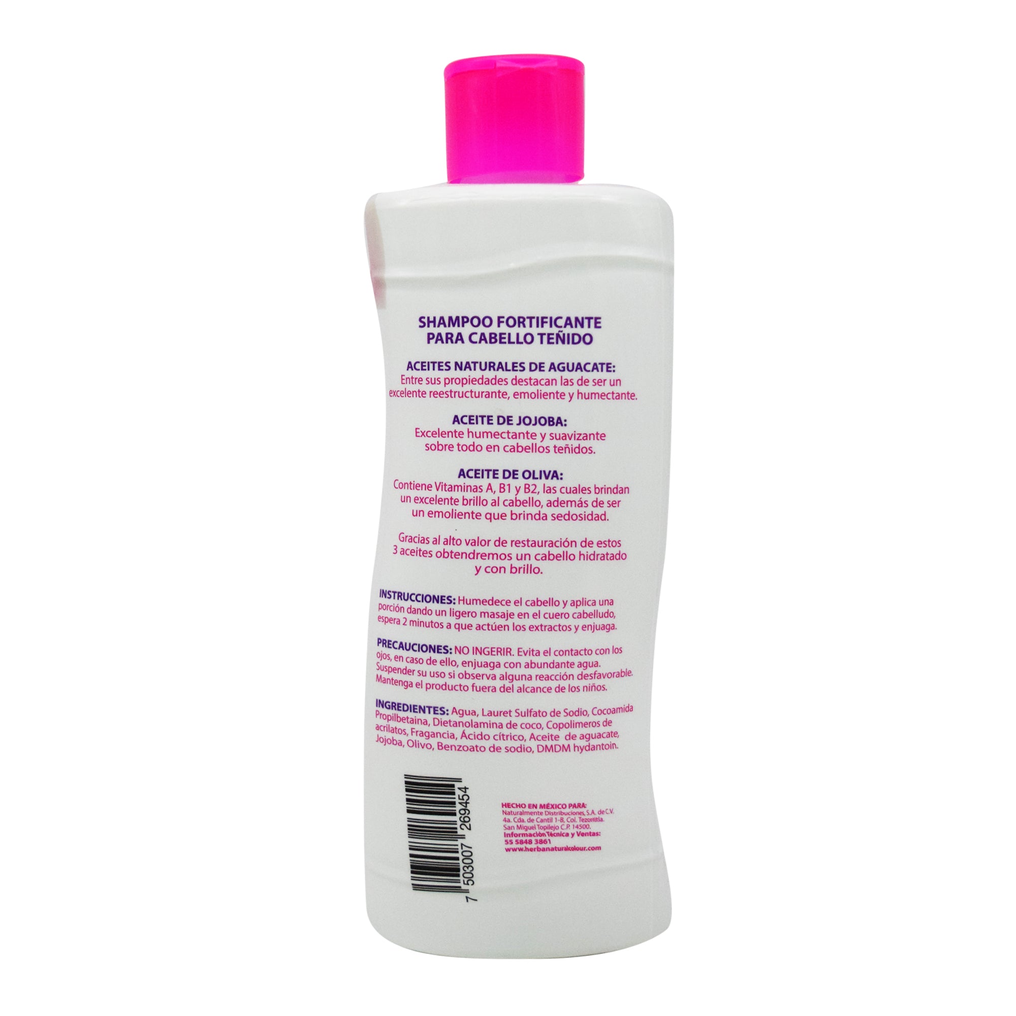 Shampoo Para Cabello Tenido 550 Ml