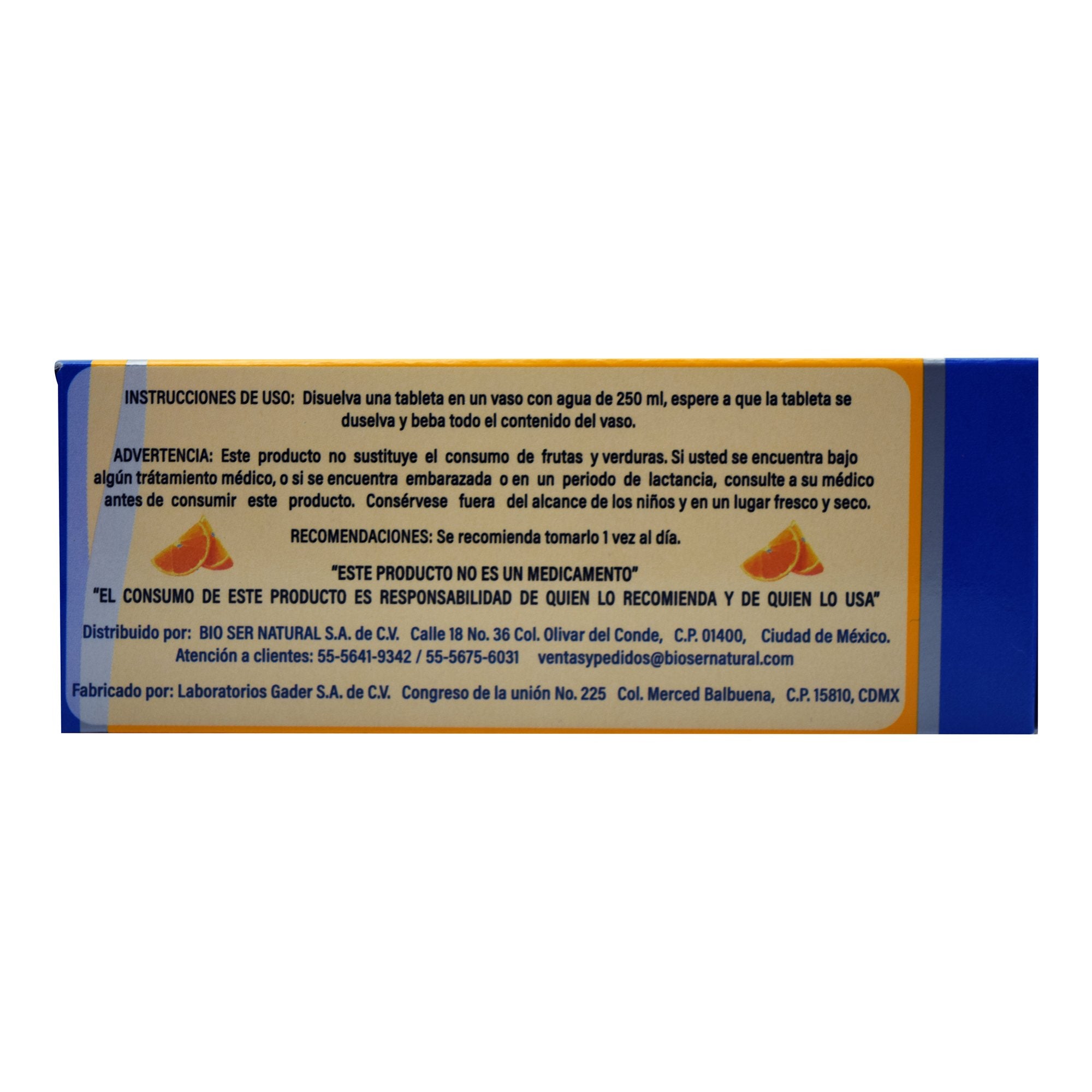 Vitamina C Efervescente 10 Tab