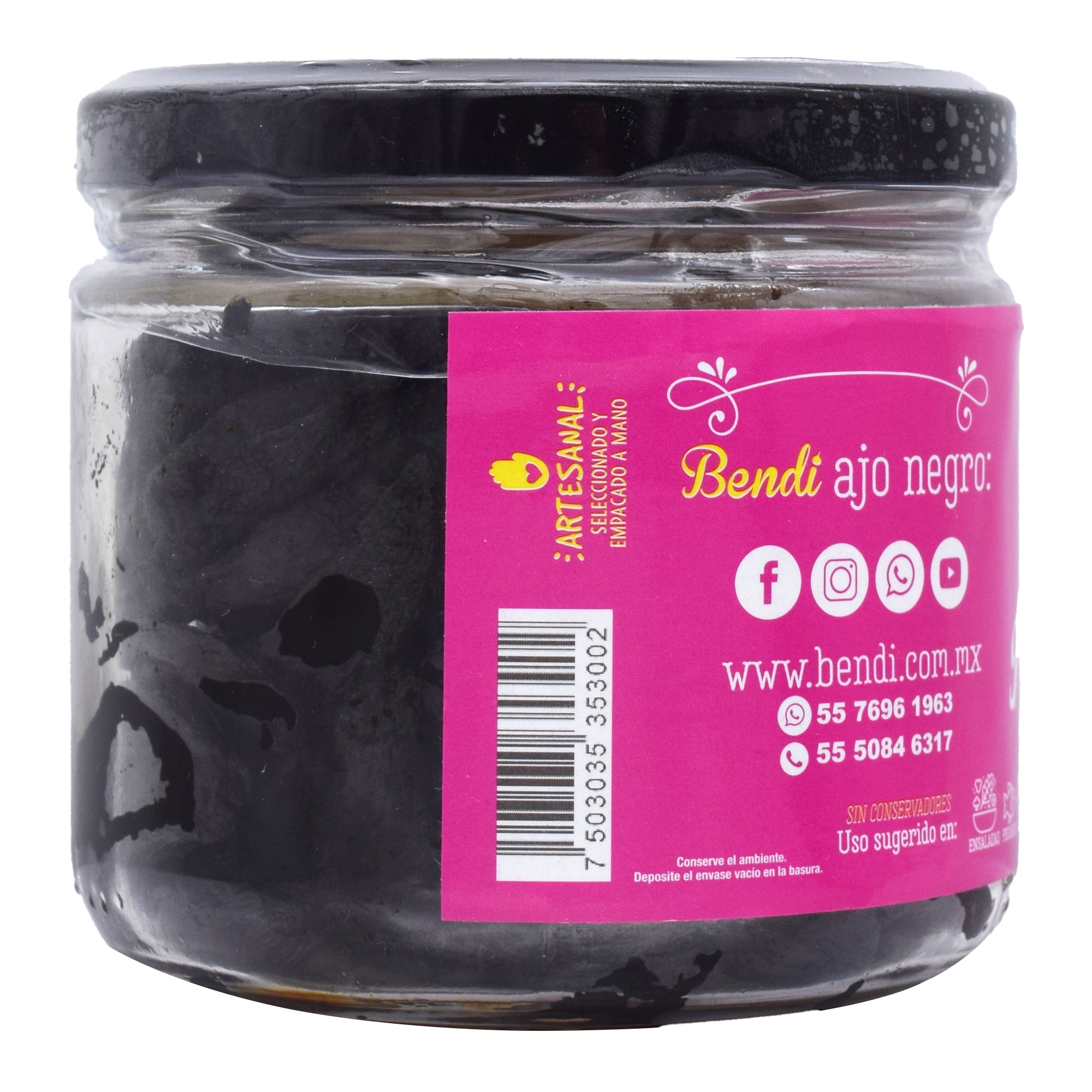 Ajo Negro Dientes Pelados 170 G