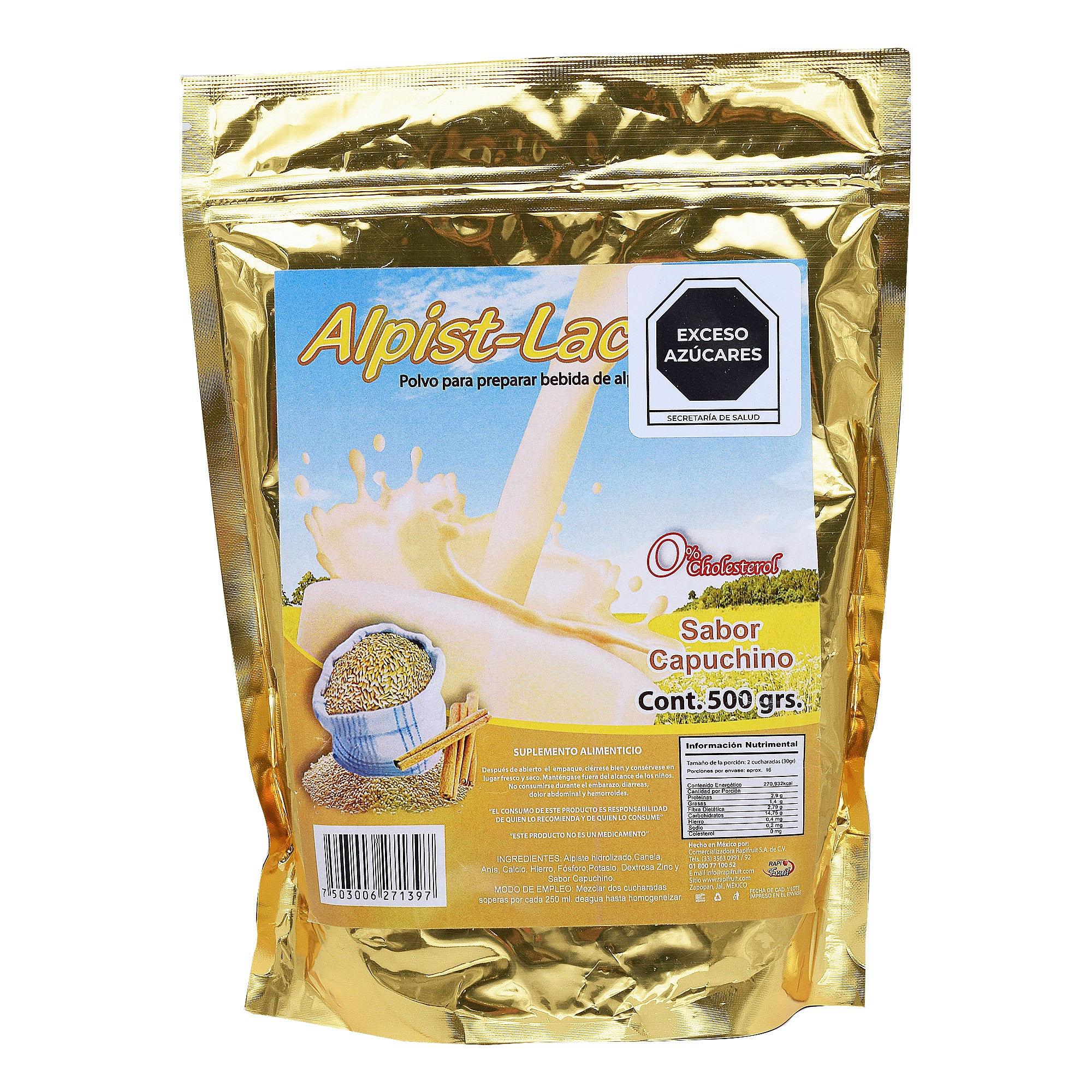Bebida De Soya De Alpiste Capuchino 500 G
