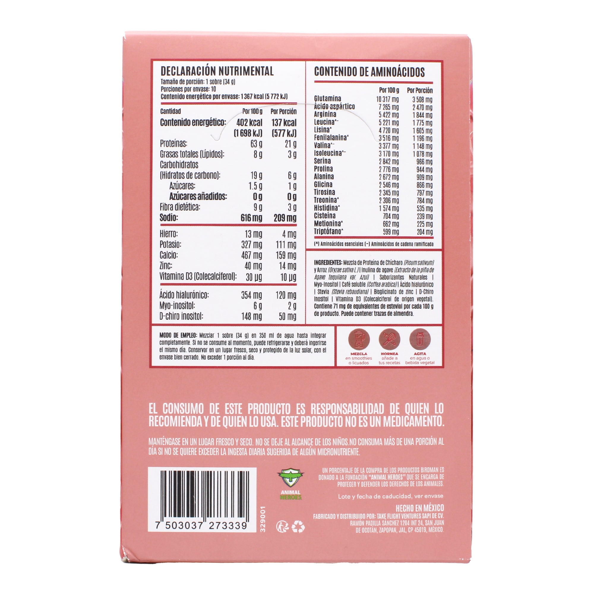 Proteina Vegetal Moka 34 G