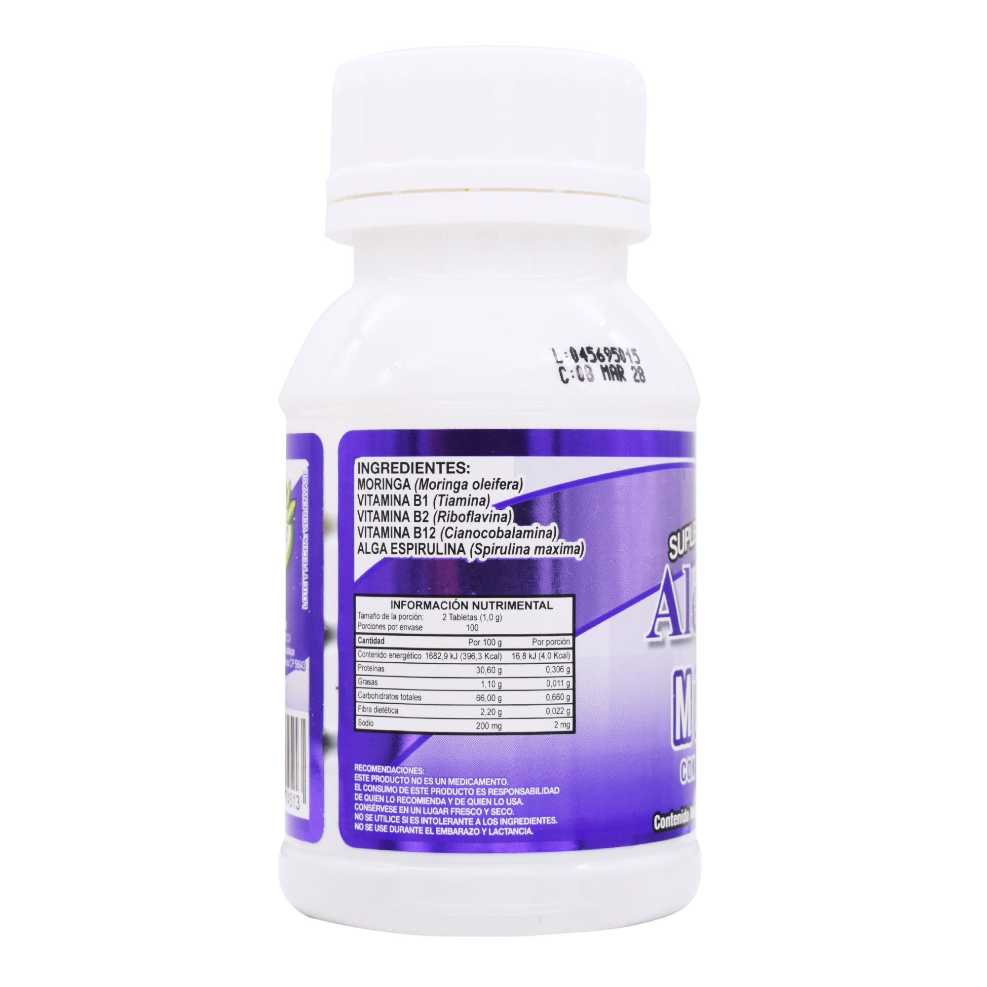 Moringa Con Espirulina 200 Cap
