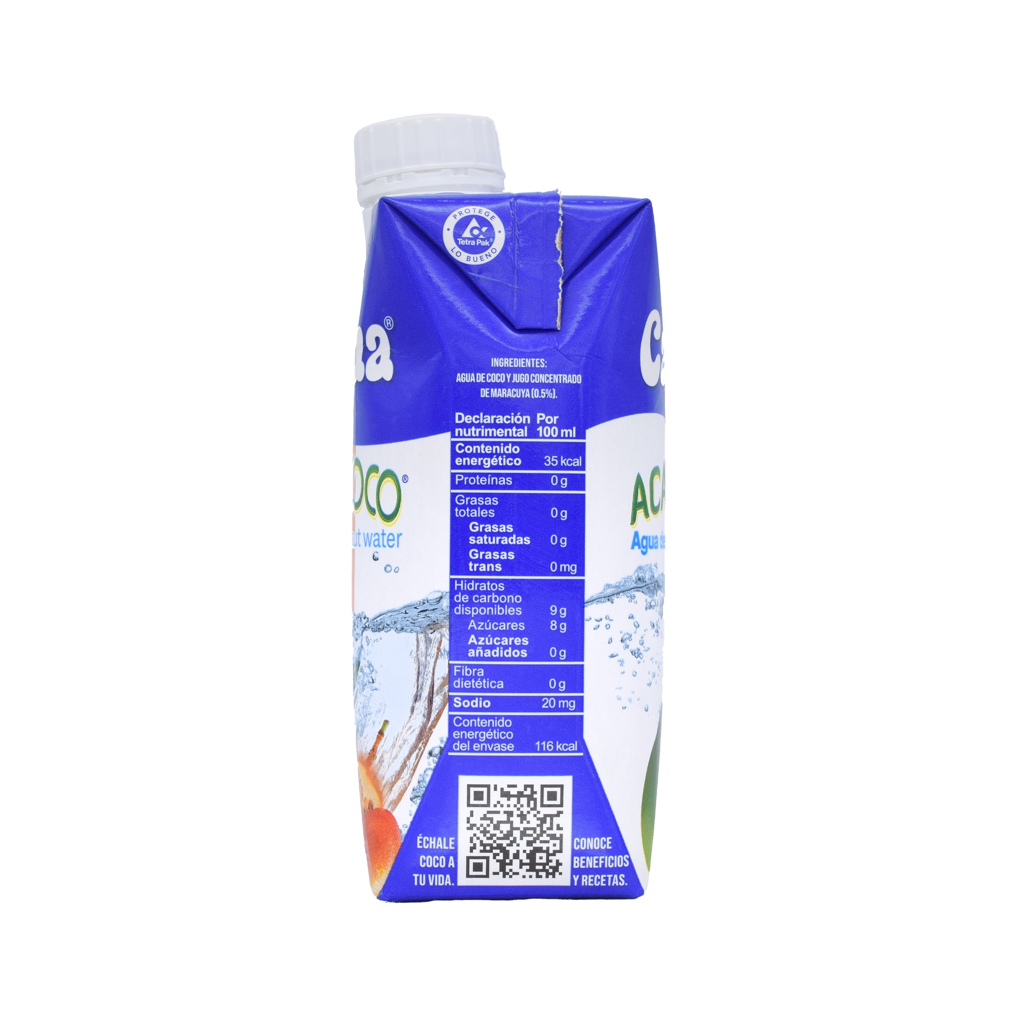 Agua De Coco Maracuya 330 Ml