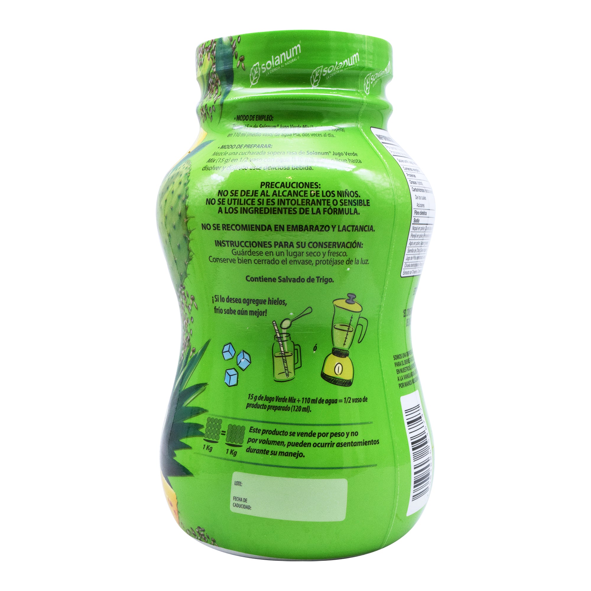 Jugo Verde Mix Con Chia 1 Kg