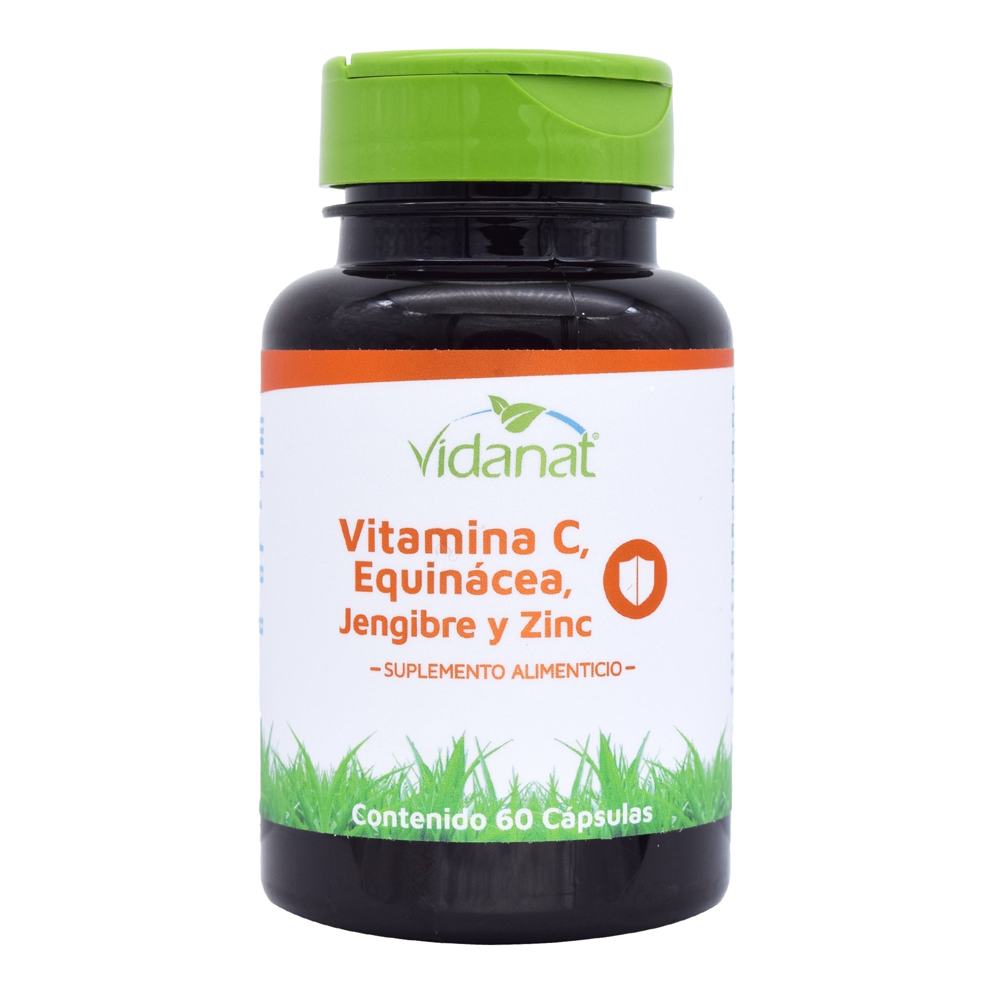 Vitamina C Equinacea Jengibre Y Zinc 60 Cap