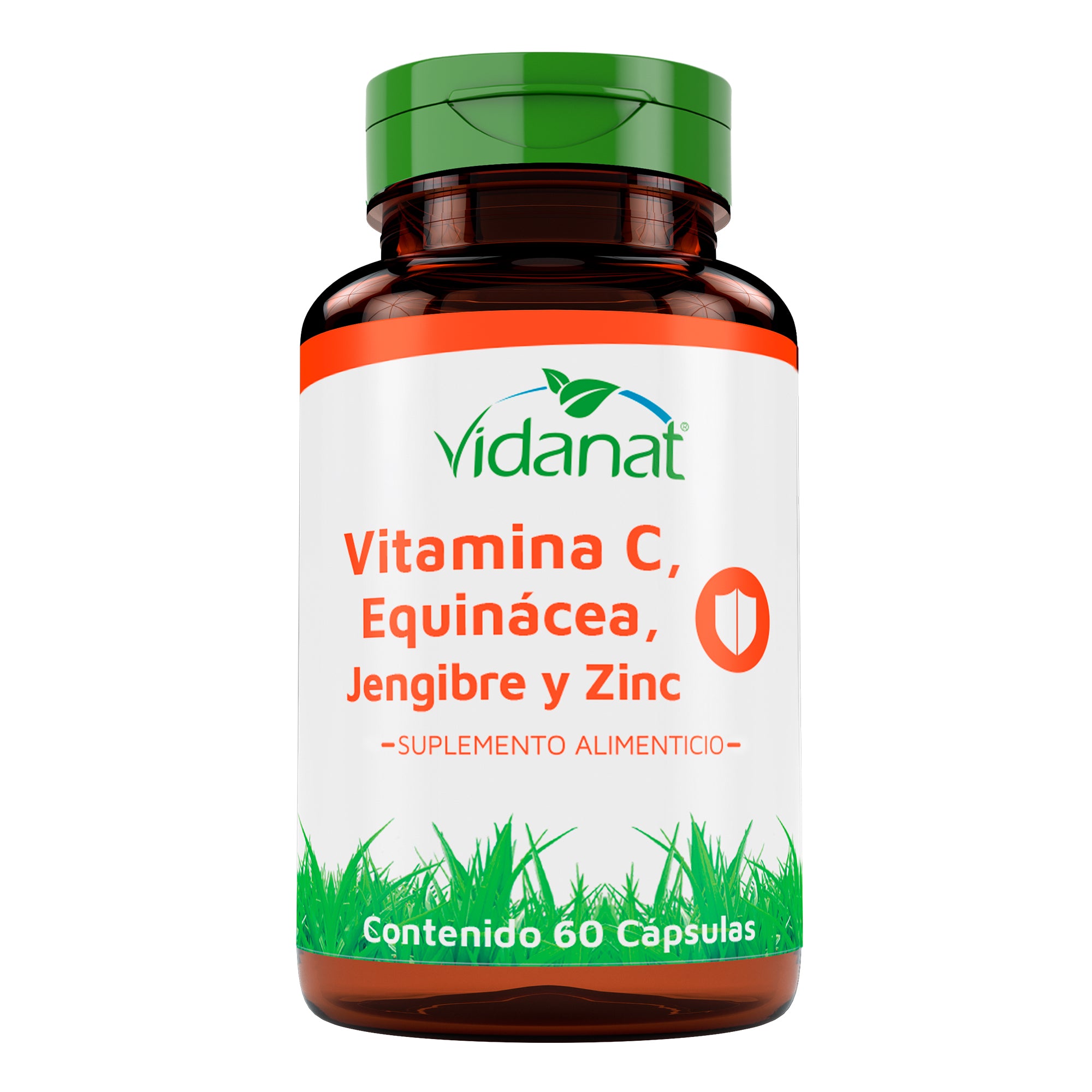 Vitamina C Equinacea Jengibre Y Zinc 60 Cap