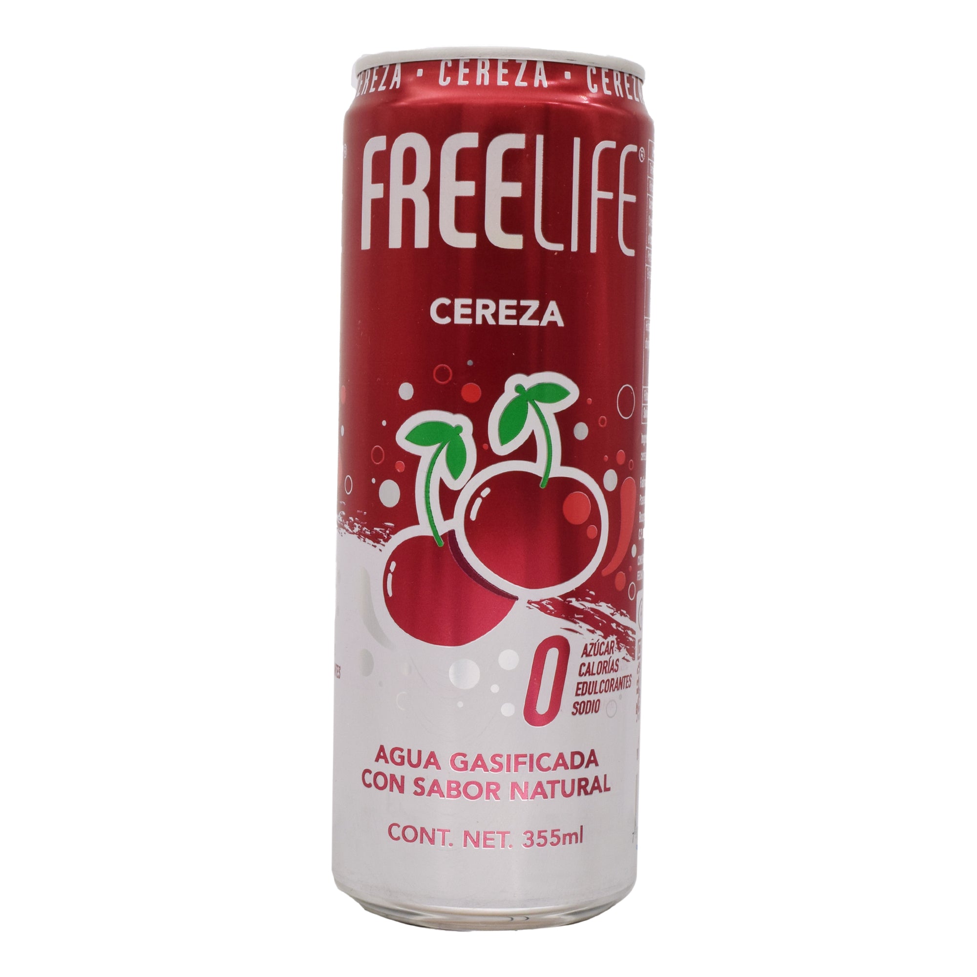 Agua Gasificada Cereza 355 Ml