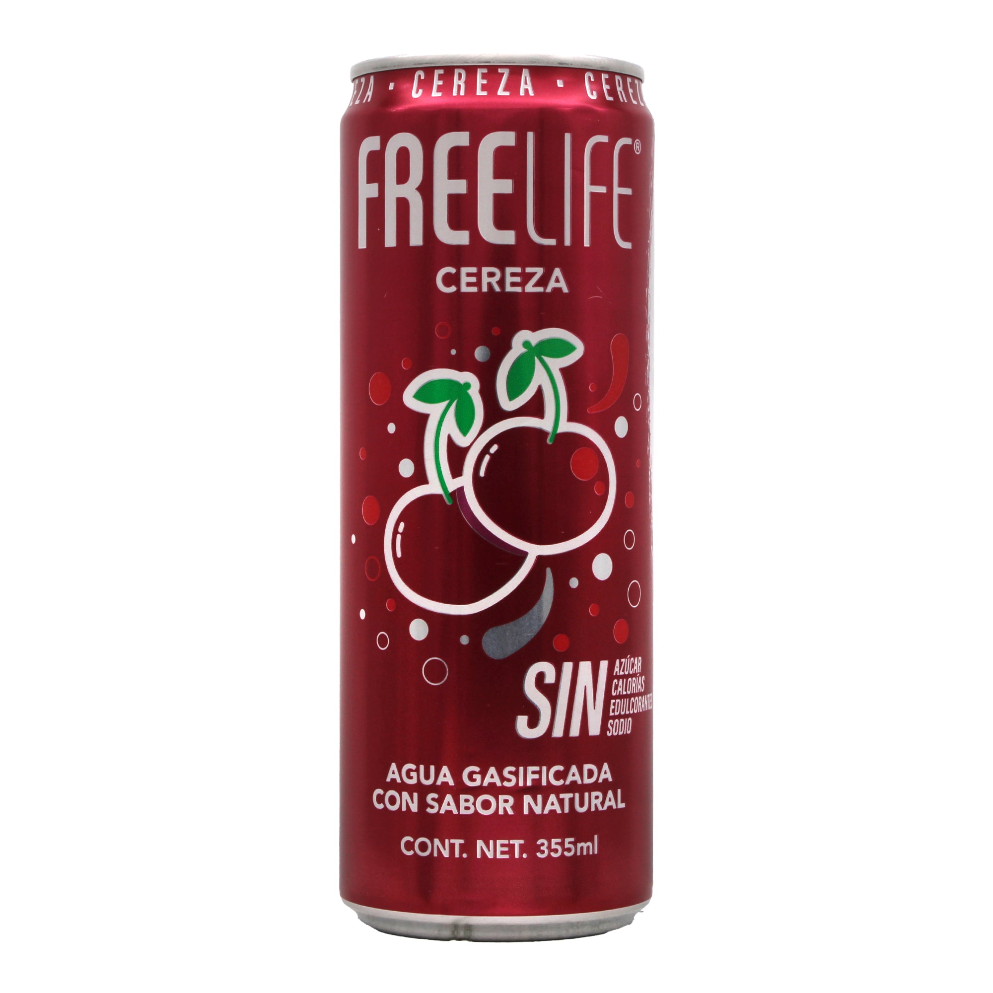 Agua Gasificada Cereza 355 Ml