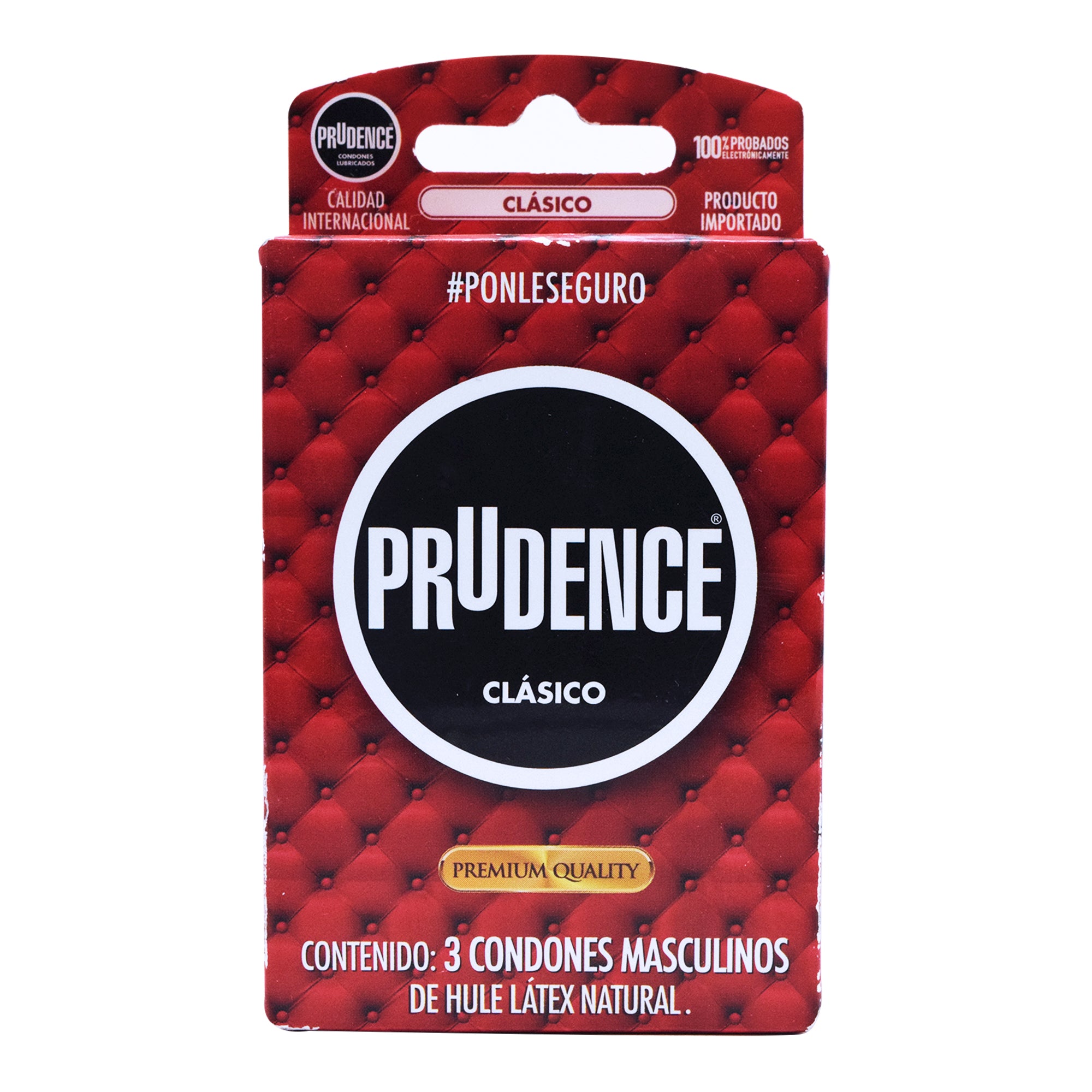 Condones prudence clasico 3 pzas
