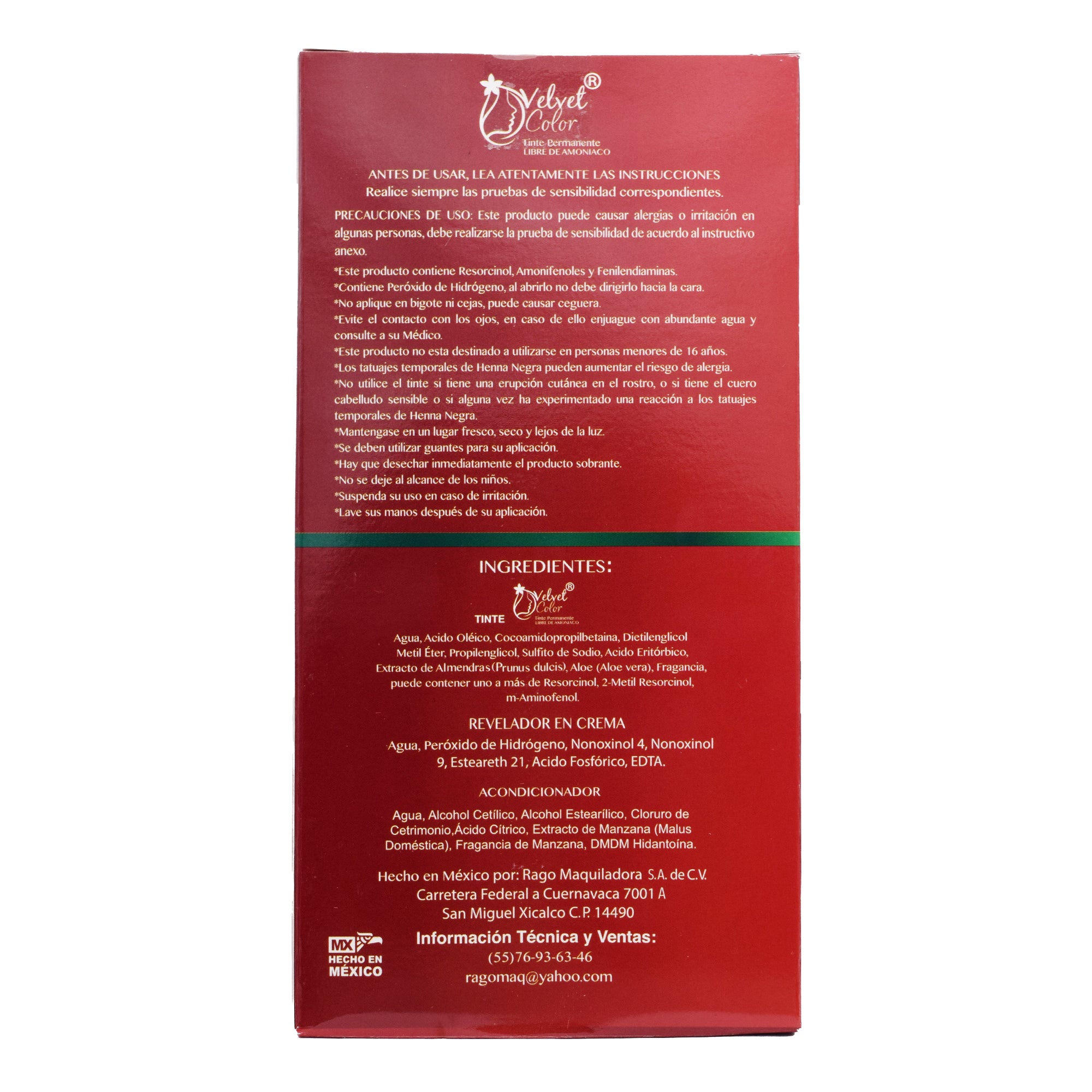 Tinte Castano Rojizo Profundo 150 Ml