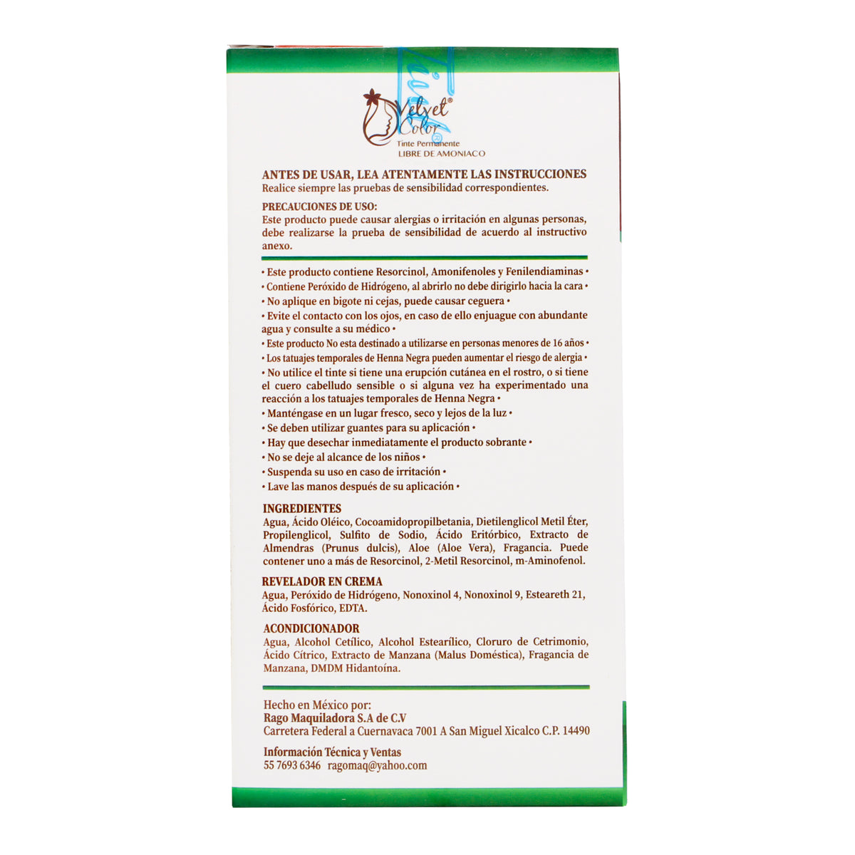 Tinte Castano Rojizo Profundo 150 Ml