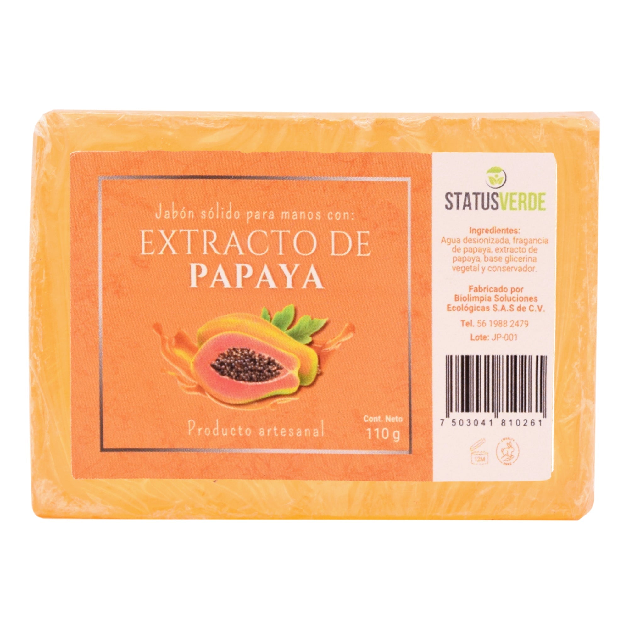 Jabon De Papaya 110 G