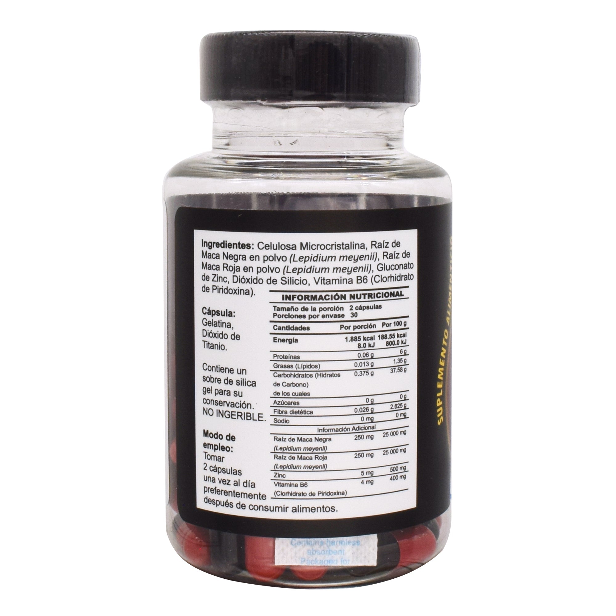 Maca Negra Roja 60 Cap