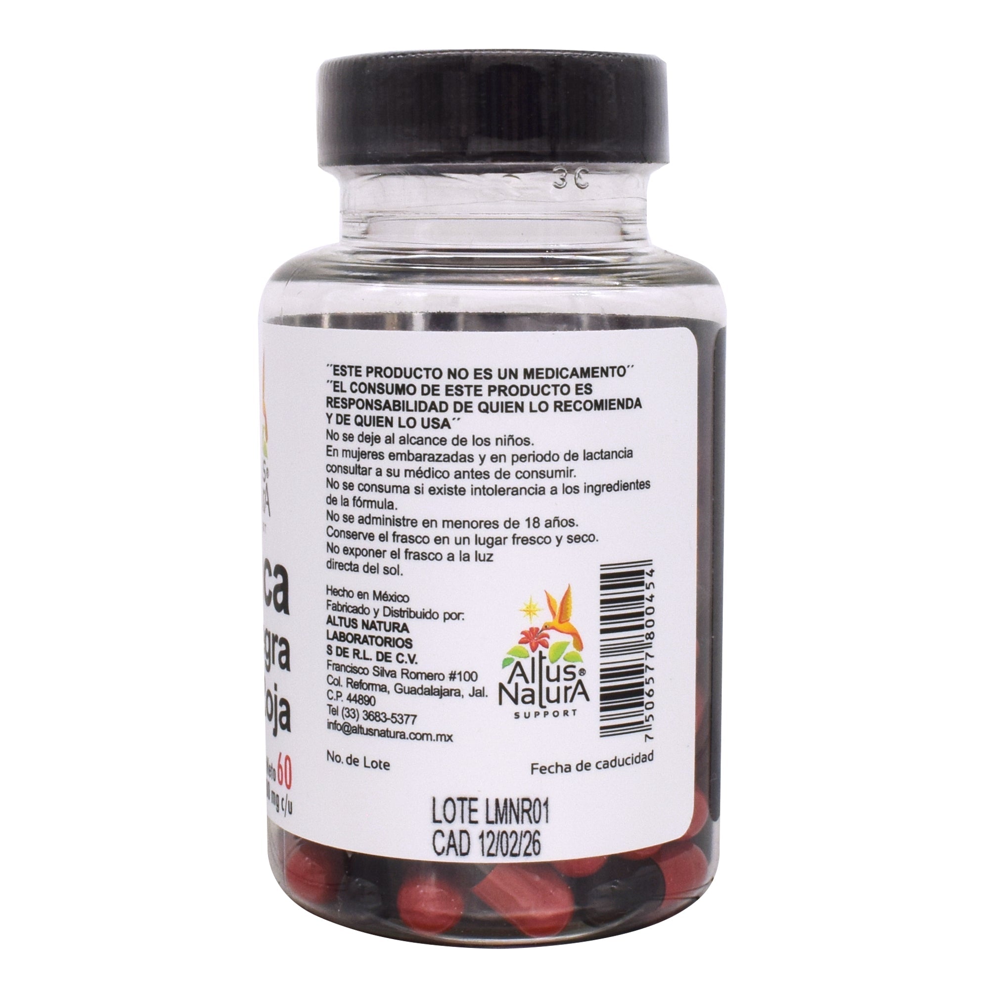 Maca Negra Roja 60 Cap