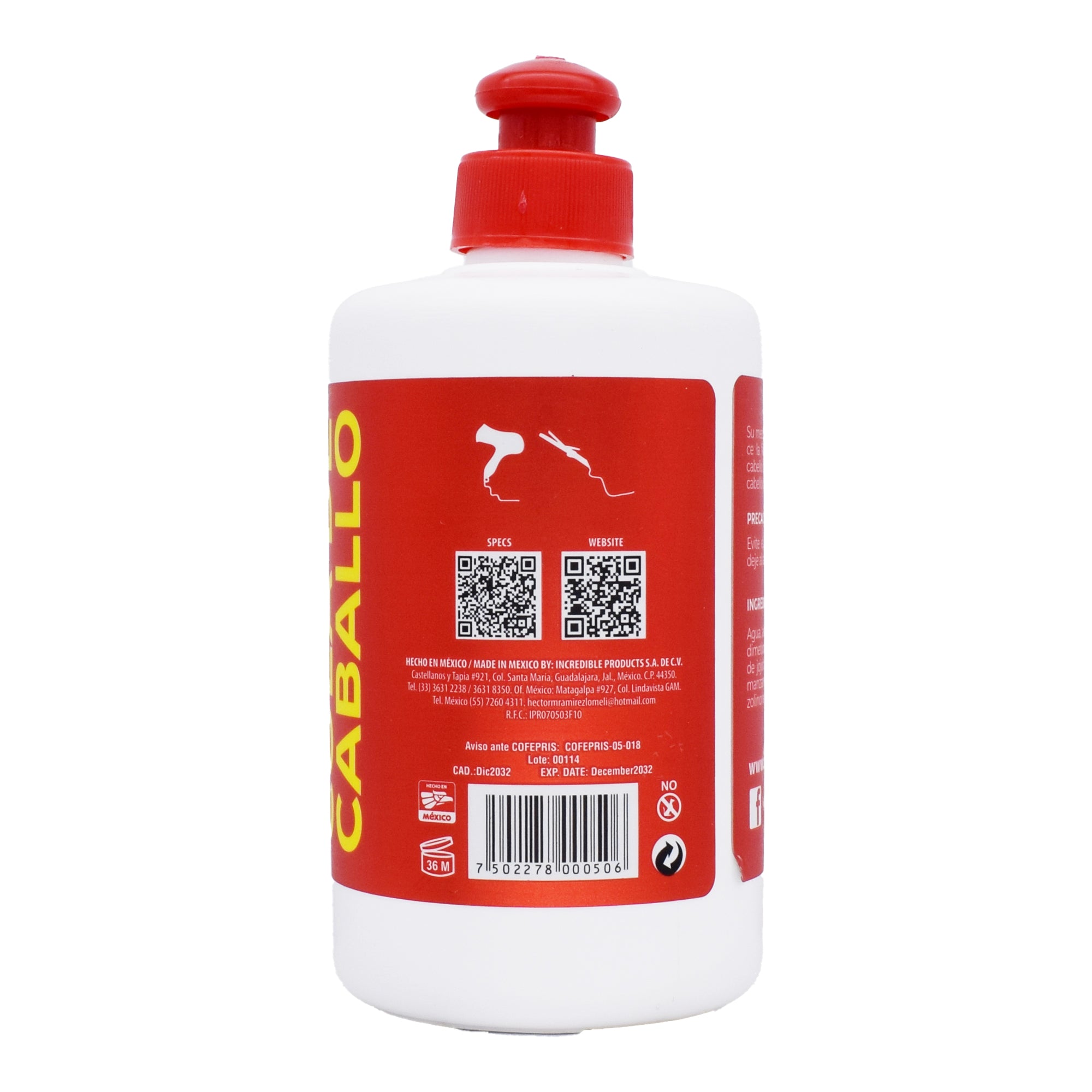 Crema Para Peinar Cola De Caballo 250 Ml