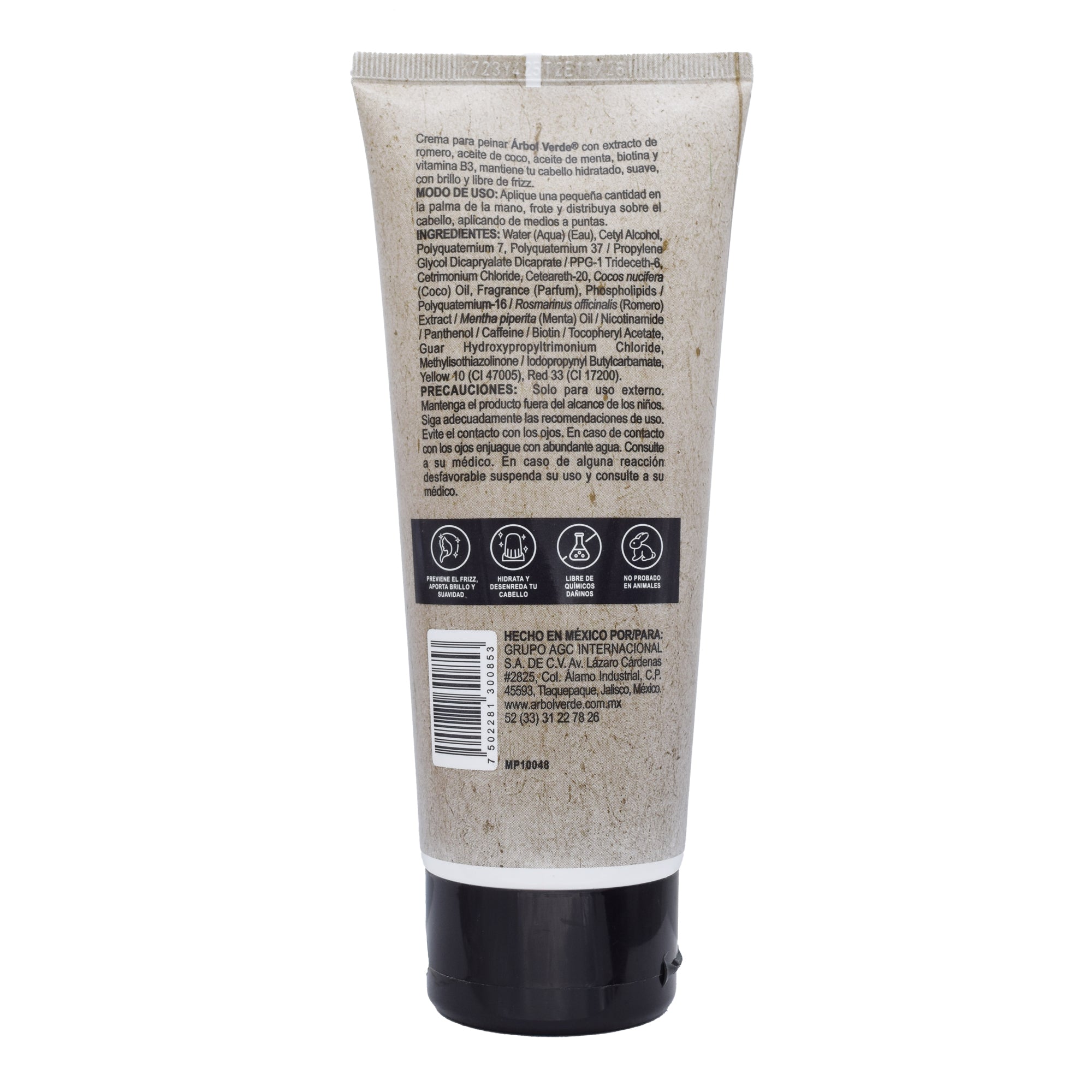 Crema Para Peinar Con Aceite De Coco 180 Ml