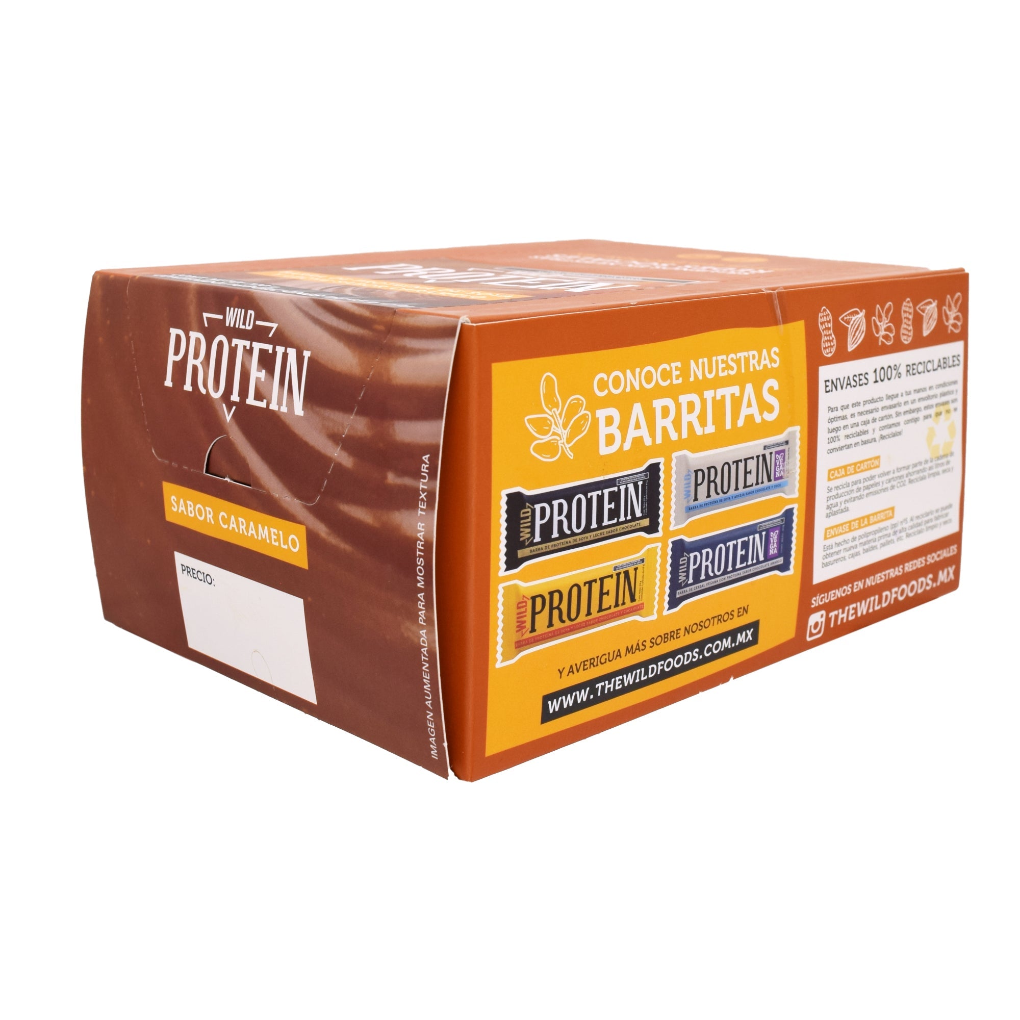 Barra Proteina Caramelo 45 G (Paquete 16)