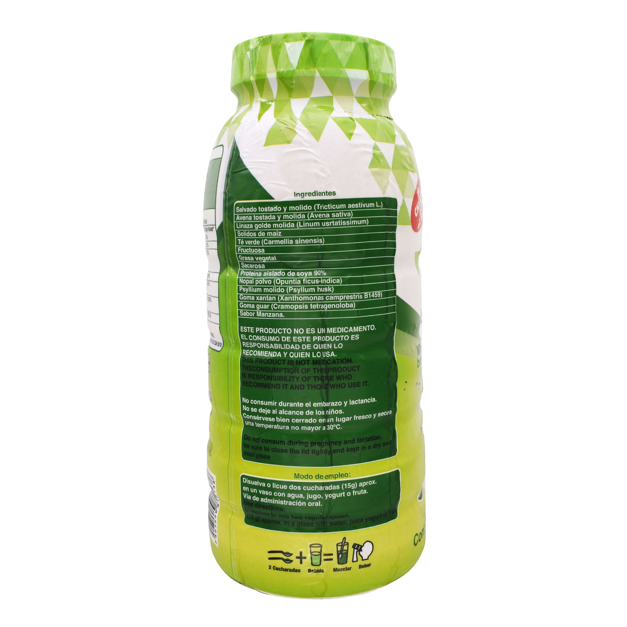 Fibra De Manzana Verde 620 G