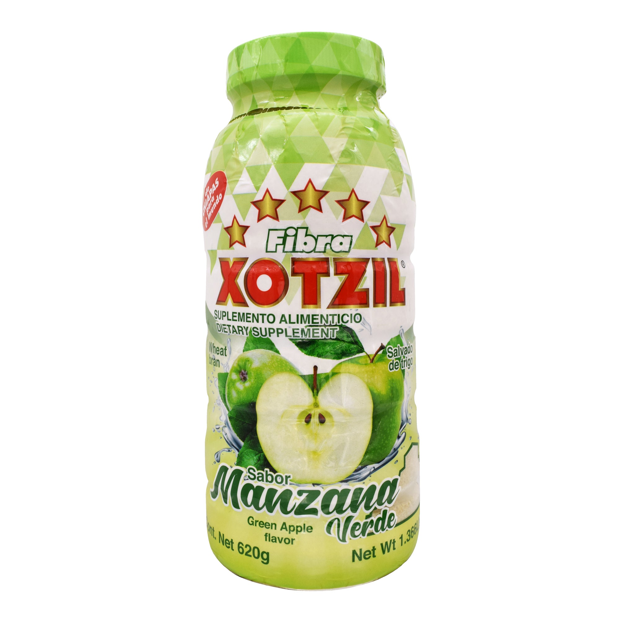 Fibra De Manzana Verde 620 G