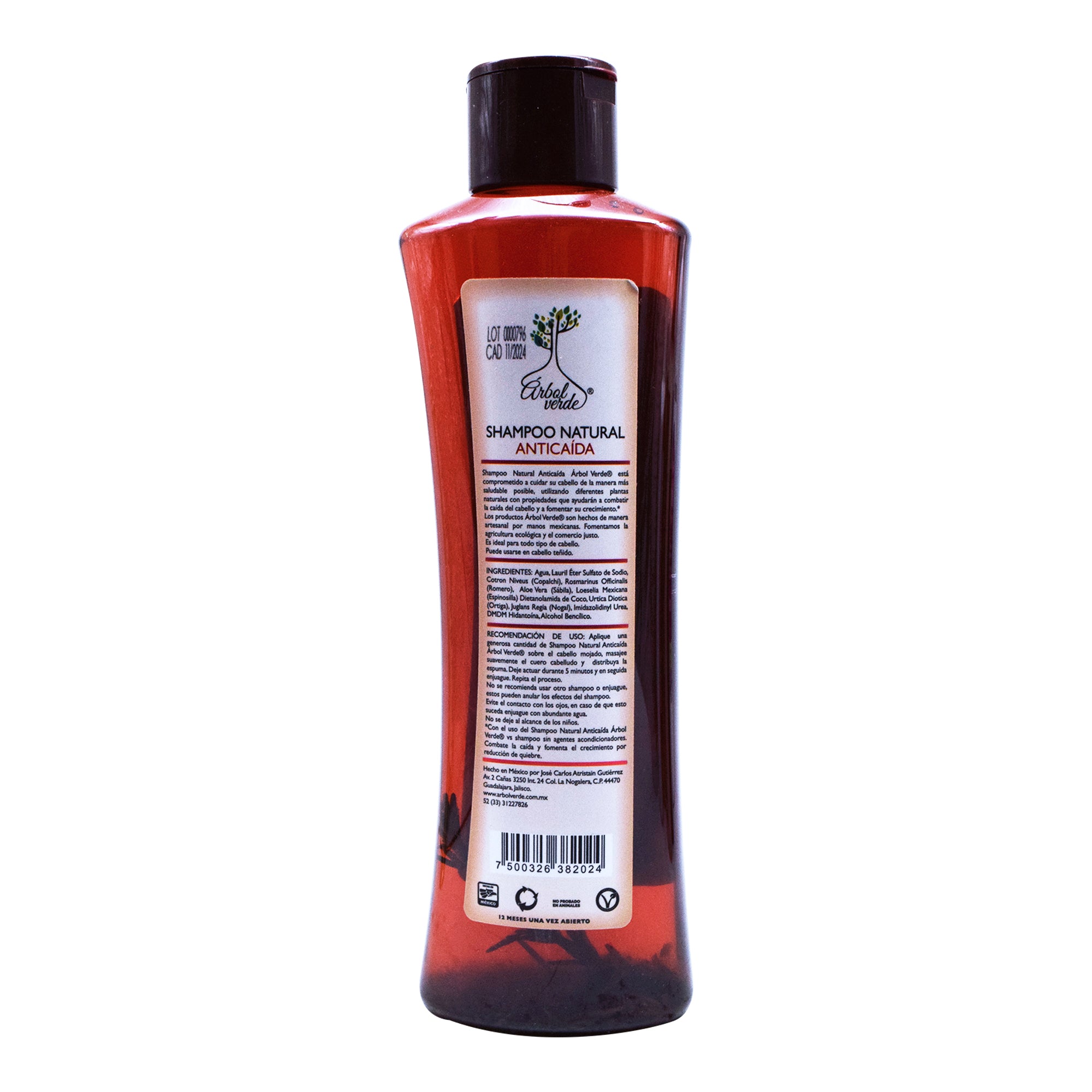 Shampoo Anticaida Natural 500 Ml