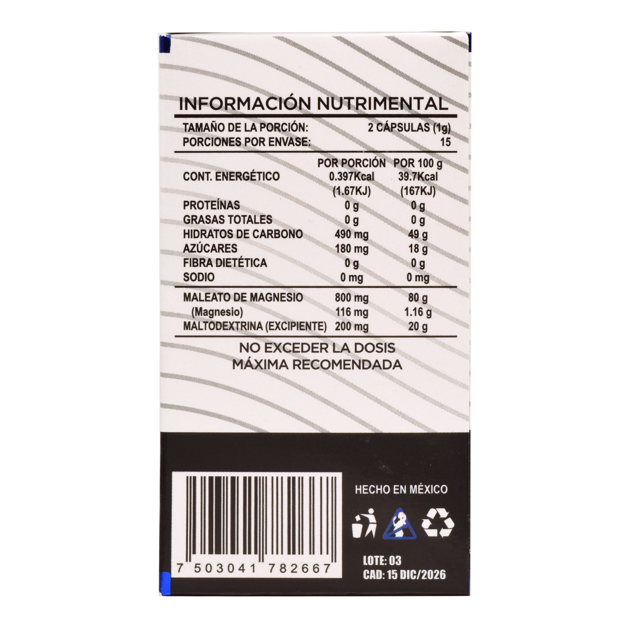 Malato Magnesio 30 Cap