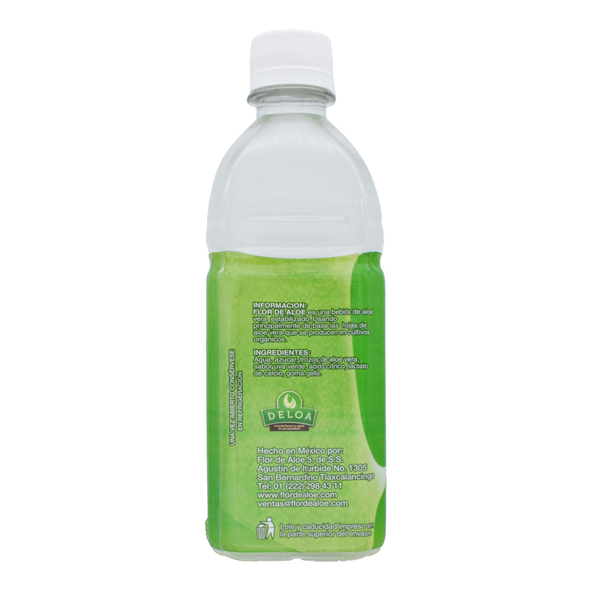 Bebida Con Trozos De Sabila Sab Uva Verde 500 Ml