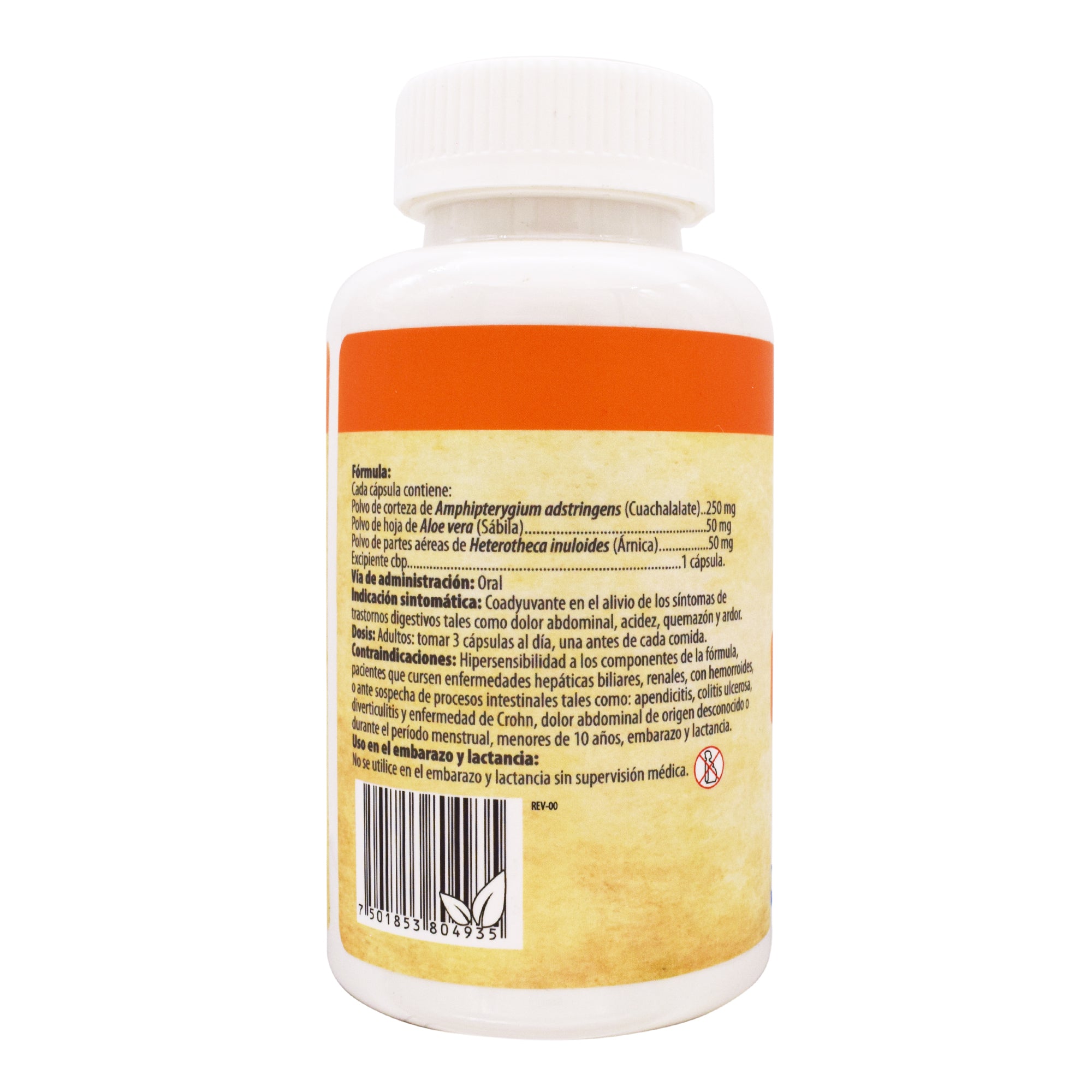 Cuachalalate Sabila Y Arnica 60 Cap