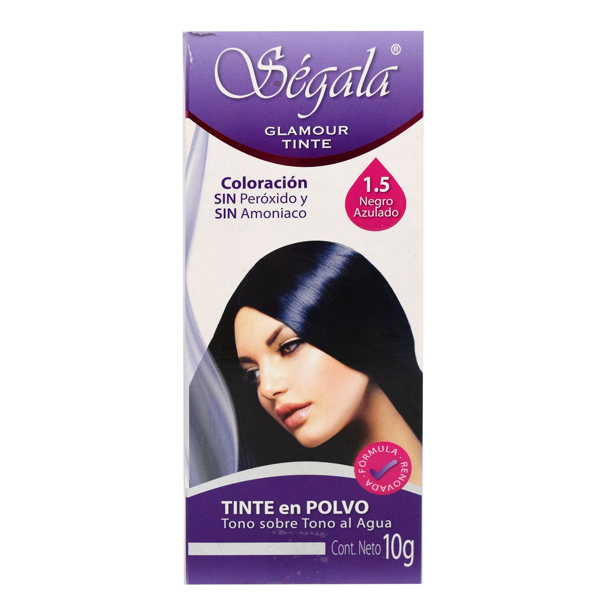 Tinte Al Agua  Tono Negro Azulado 10 G