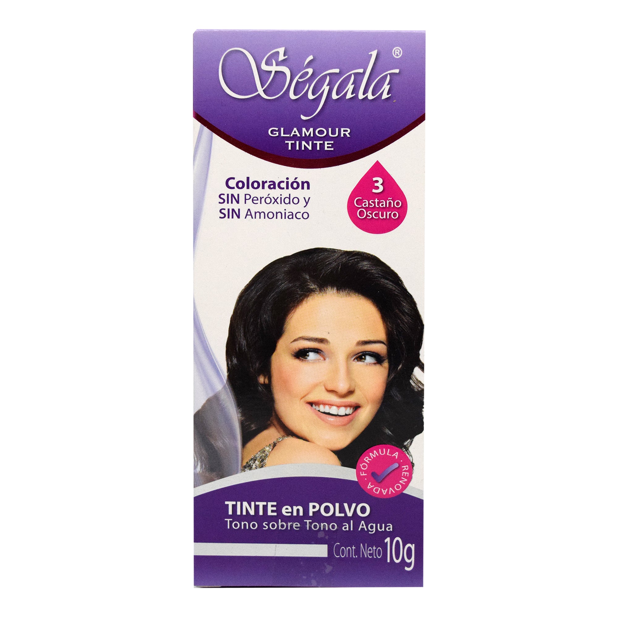 Tinte Al Agua  Castano Obscuro 10 G