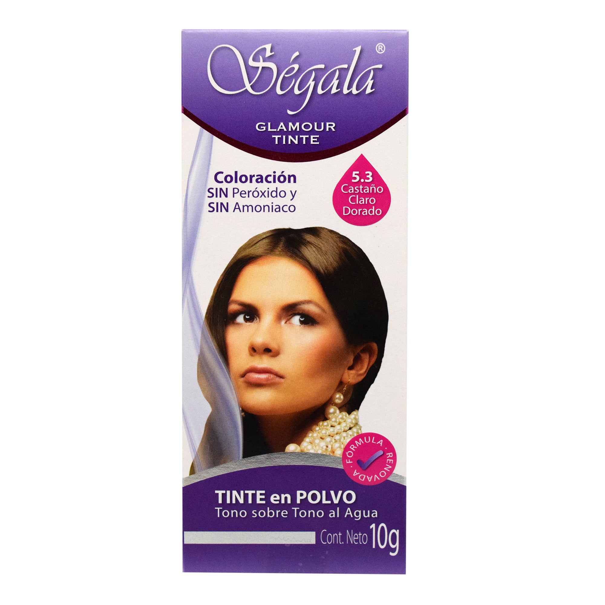 Tinte Al Agua  Castano Claro Dorado 10 G