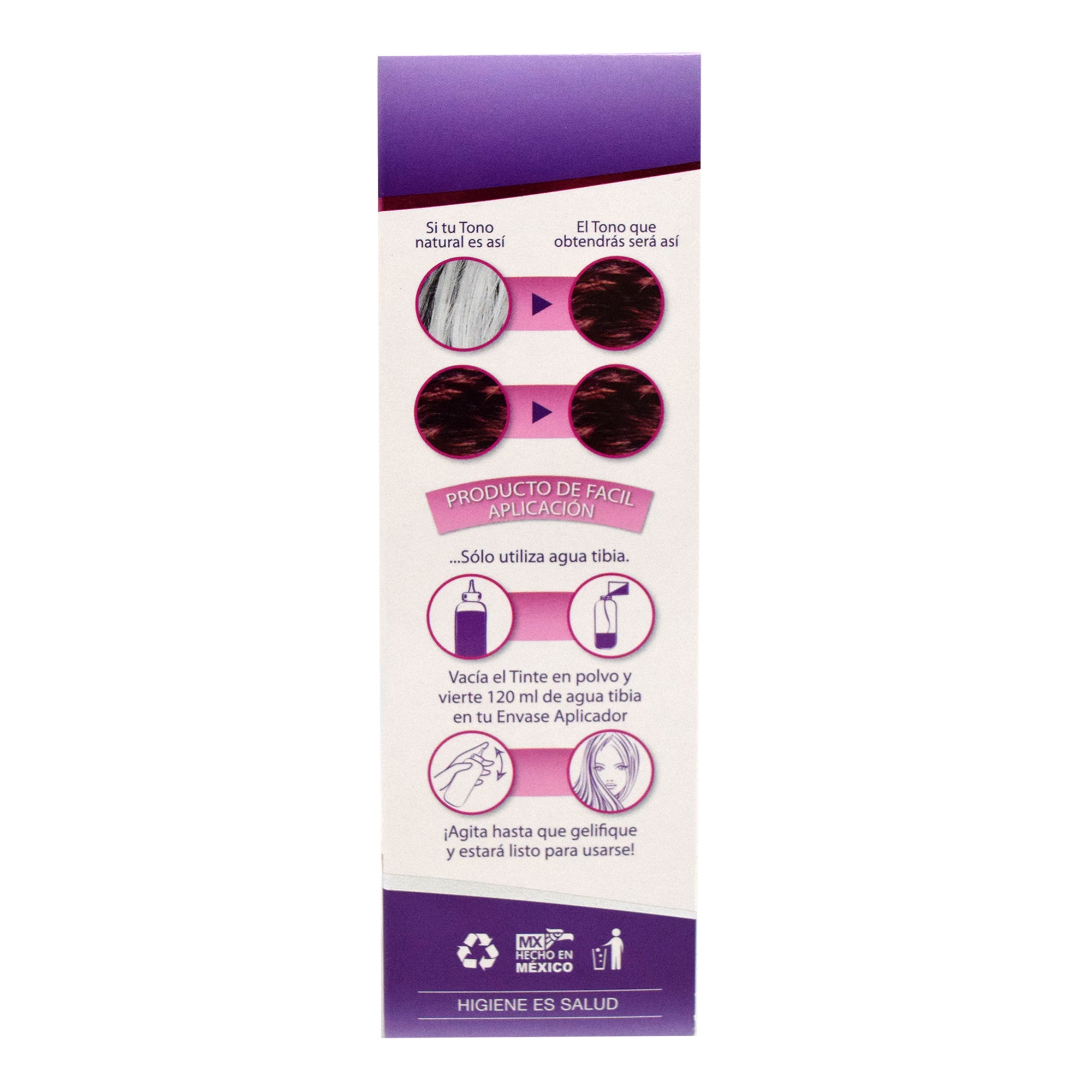 Tinte Al Agua Castano Claro Caoba 10 G