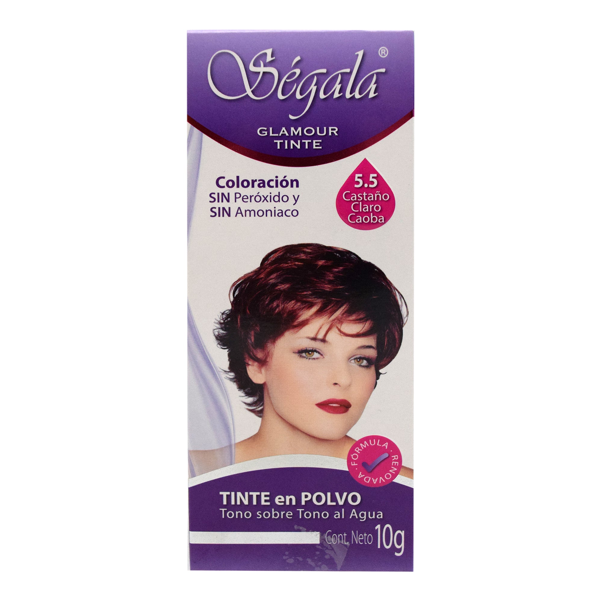 Tinte Al Agua Castano Claro Caoba 10 G