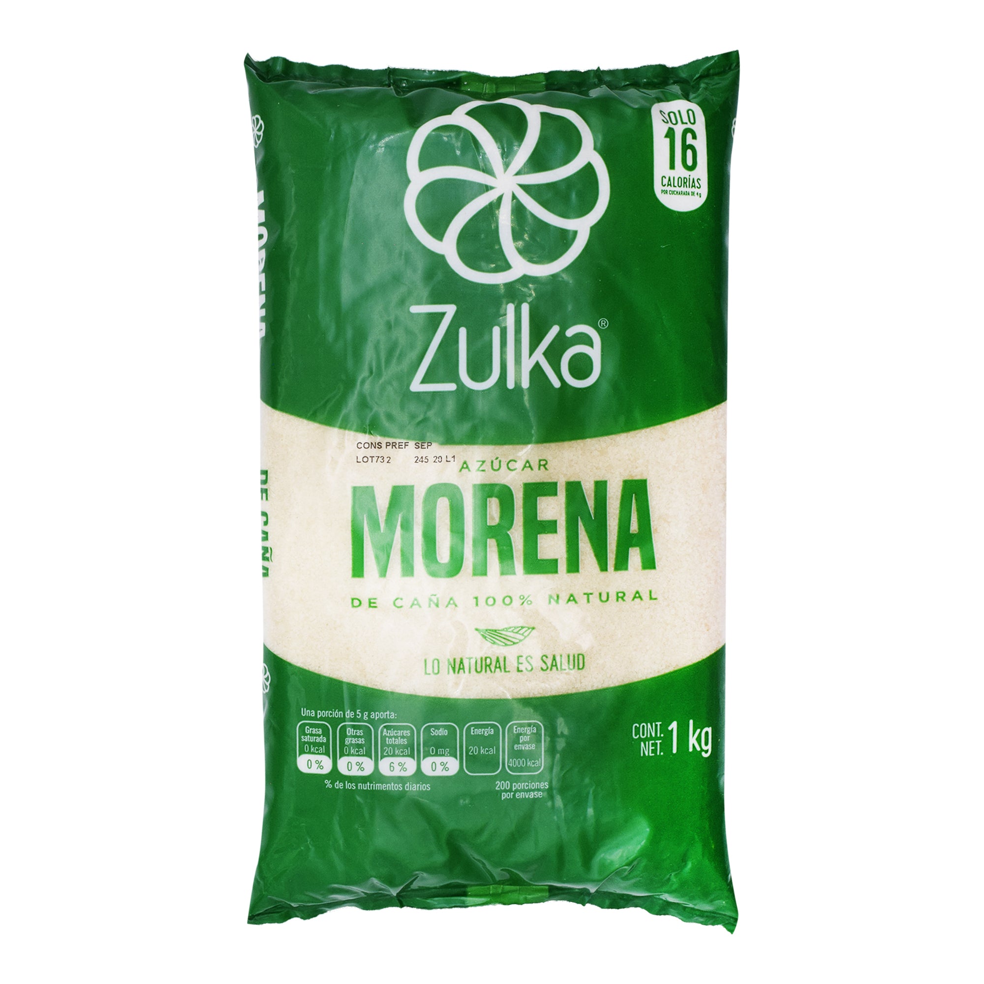 Azucar Morena Natural 1 Kg Zulka Súper Naturista 2834