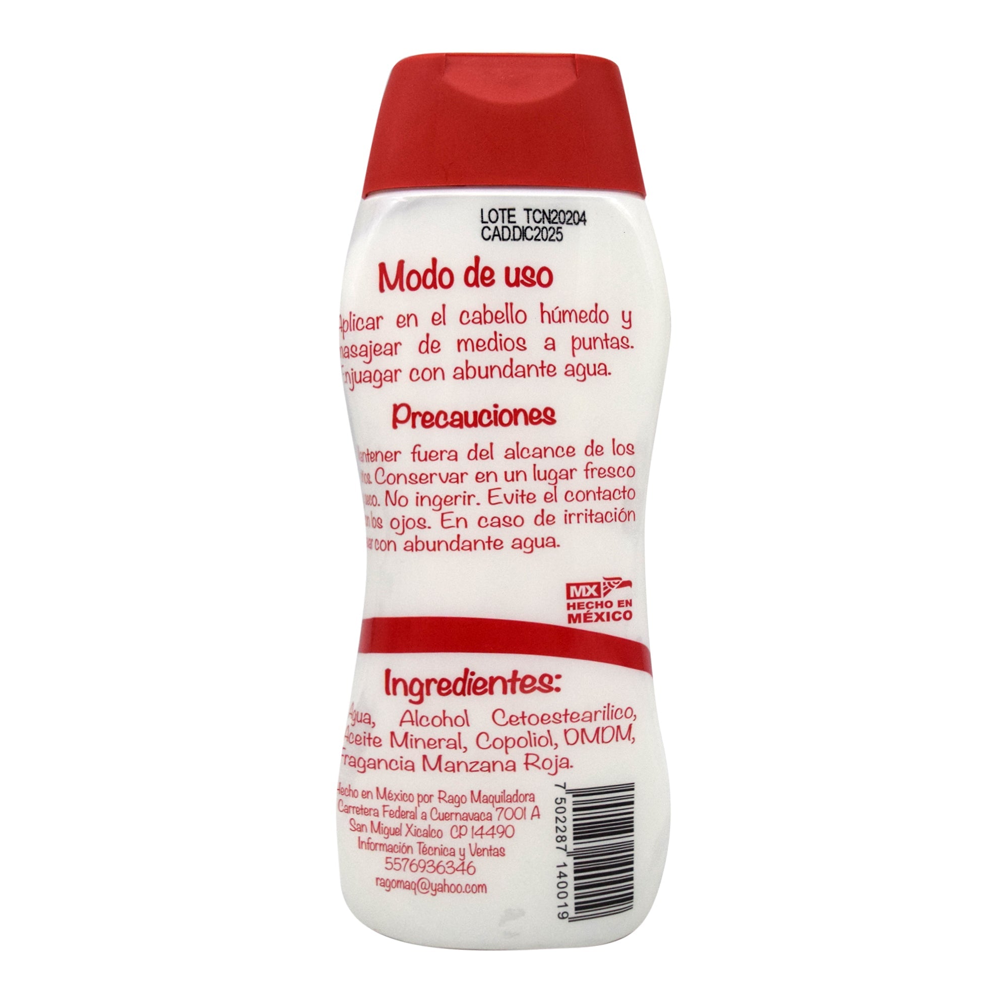 Acondicionador Manzana Roja 500 Ml