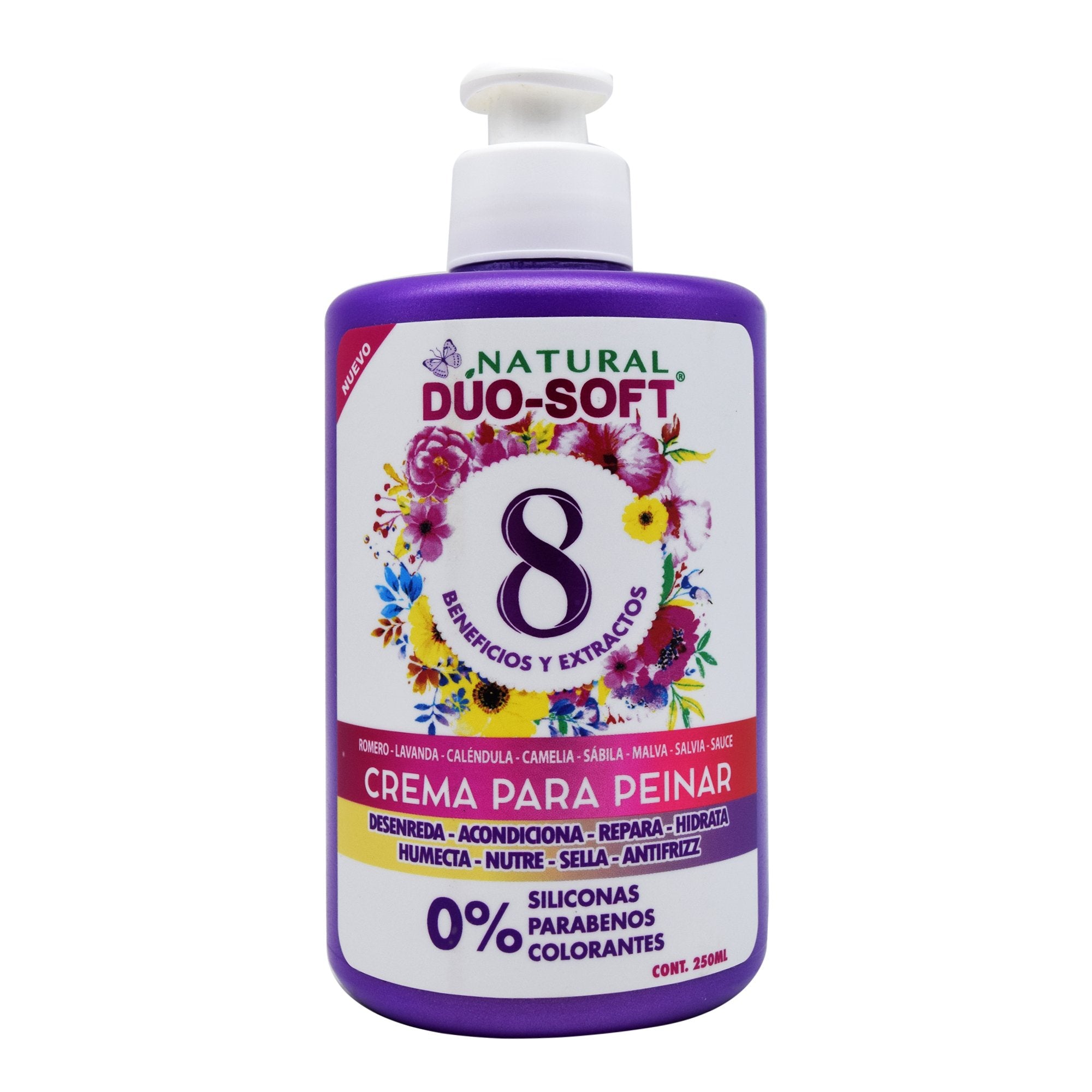 Crema Para Peinar 8 Extractos 250 Ml