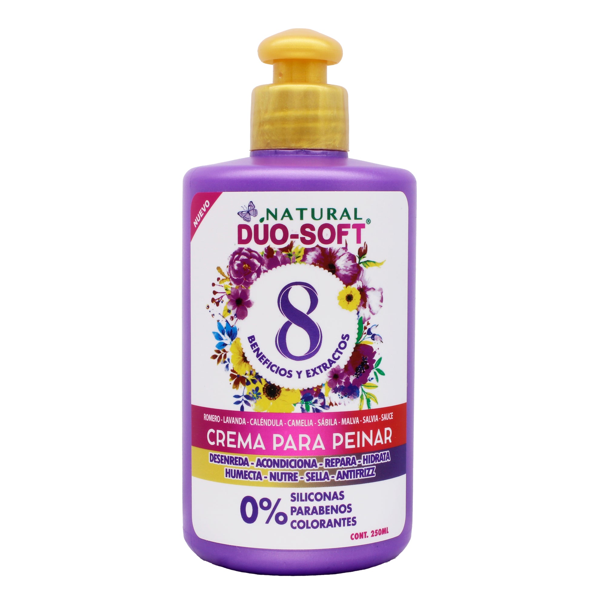 Crema Para Peinar 8 Extractos 250 Ml