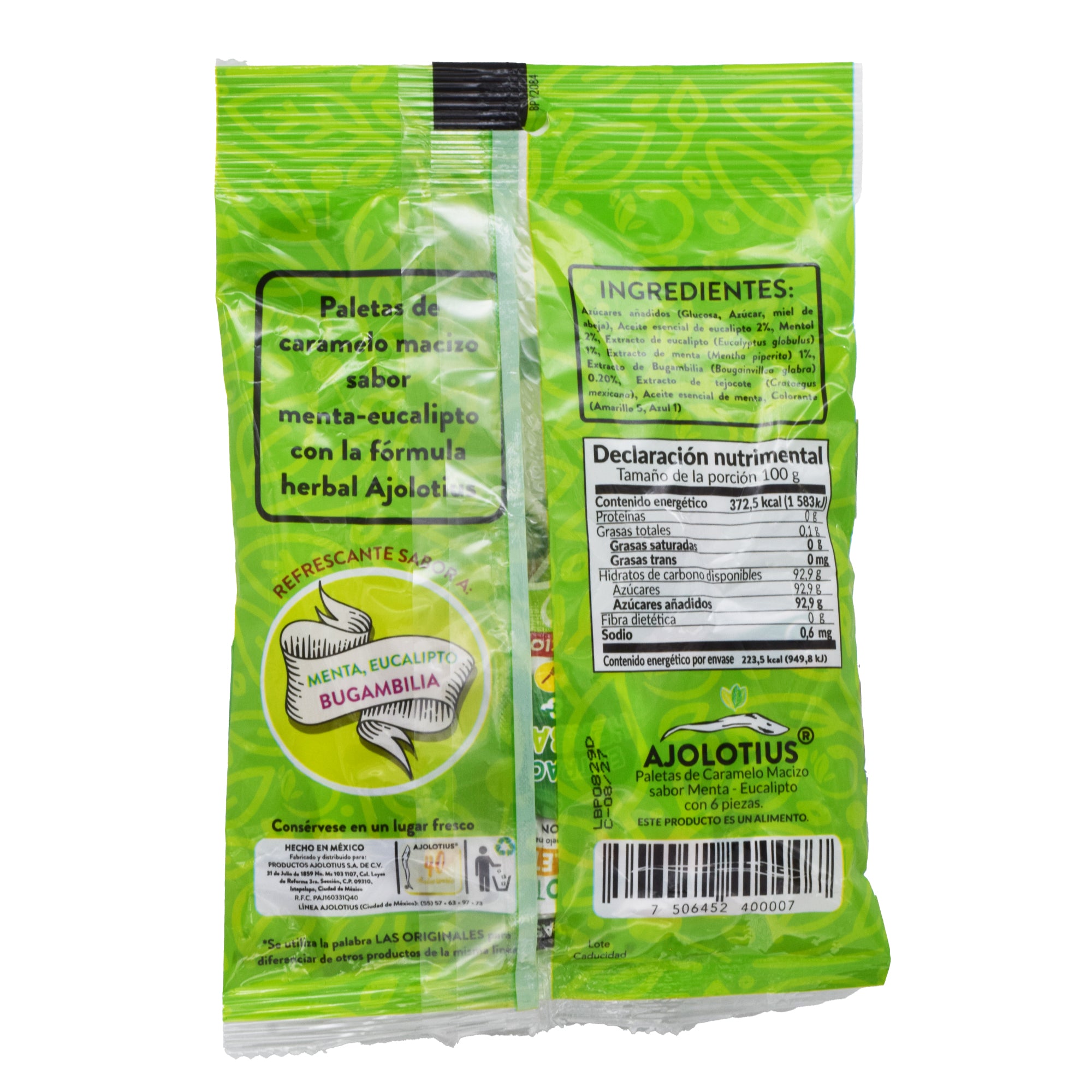 Paleta Ajolotius 60 G