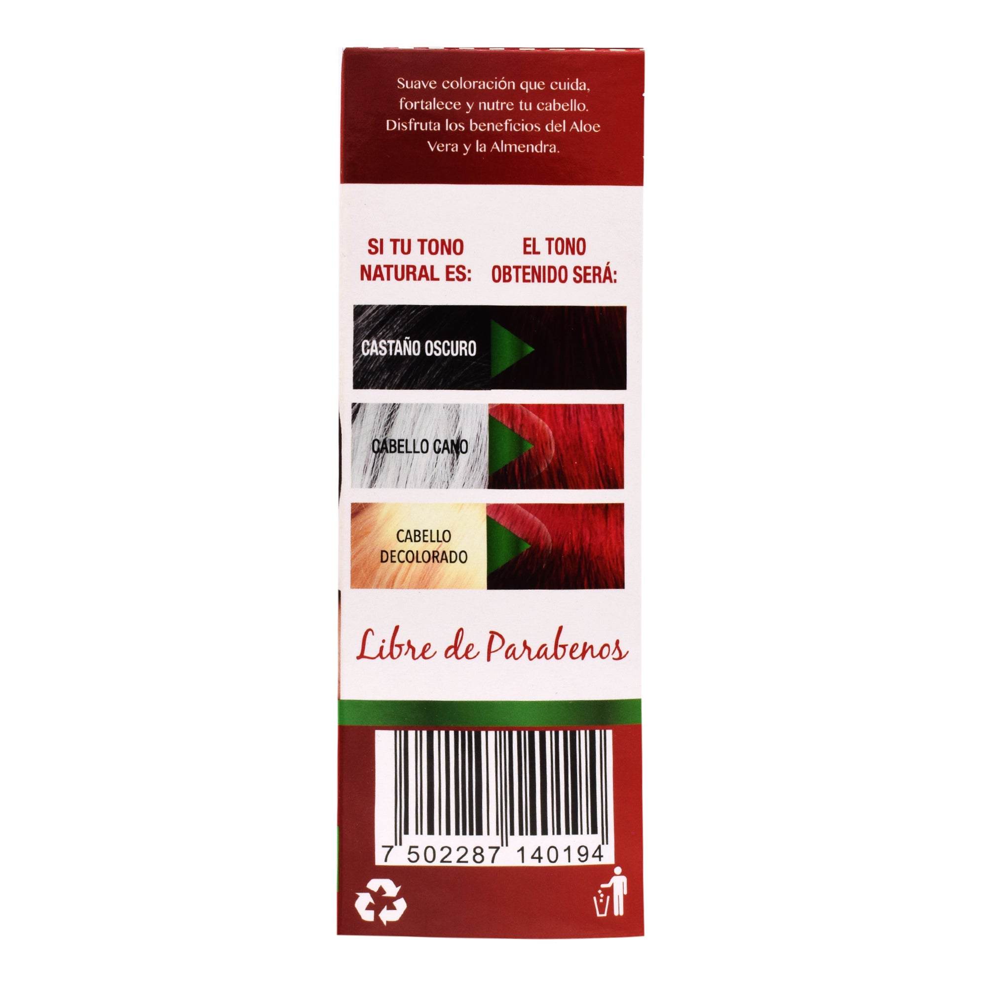 Tinte Rojo Carmin 150 Ml